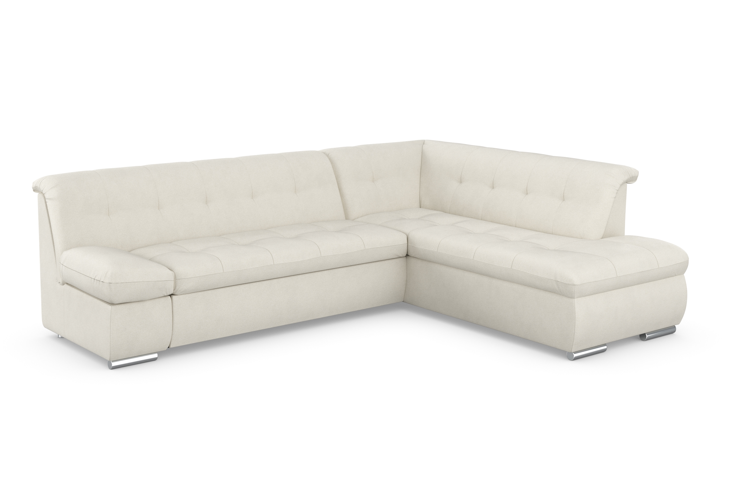 DOMO collection Ecksofa »Mona L-Form«, wahlweise mit Bett- und Armlehnfunktion