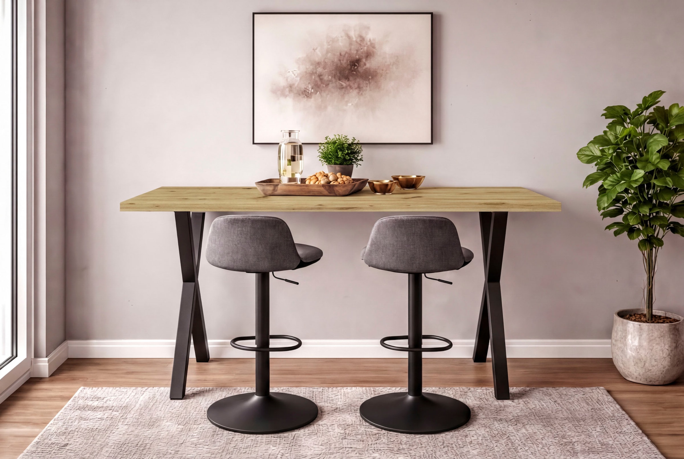 Mäusbacher Tresentisch »Bartresentisch Metall« Bartresentisch Metallgestell, Höhe 109 cm