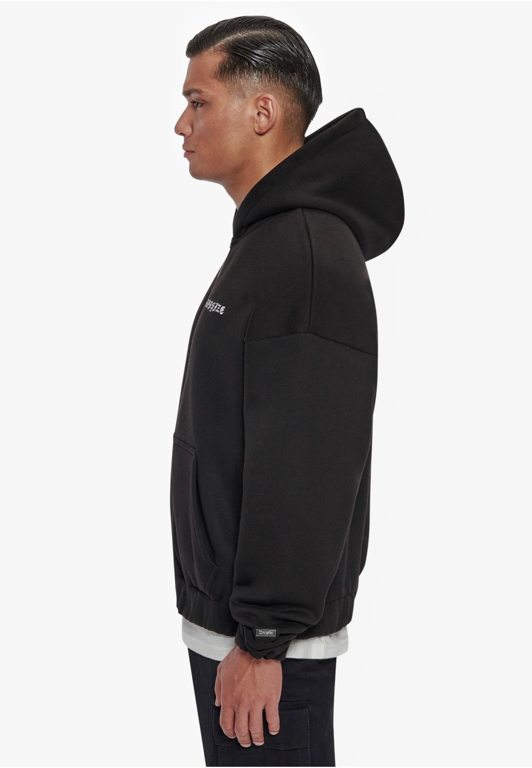 Dropsize Sweatjacke »Dropsize Herren Super Heavy Oversized Crime Zip Hoodie«