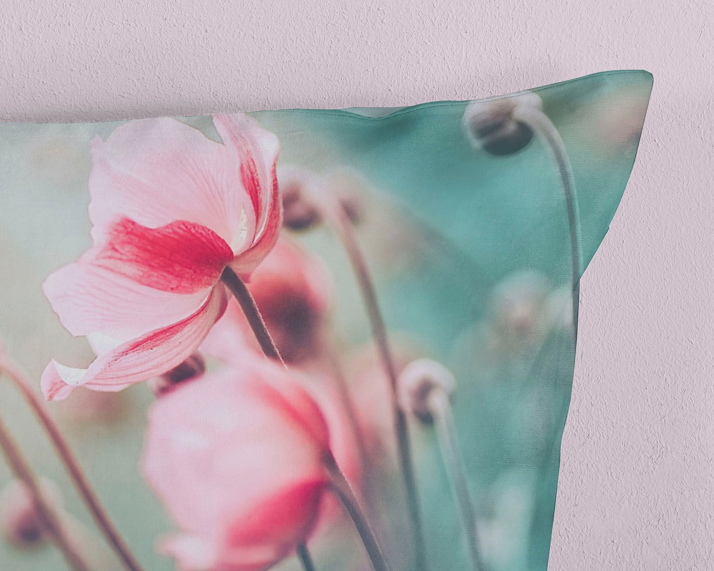 good morning Wendebettwäsche »Lizz«, 100% Baumwolle, Renforcé, 155x220, Reißverschluss, Wendeoptik, Poppy