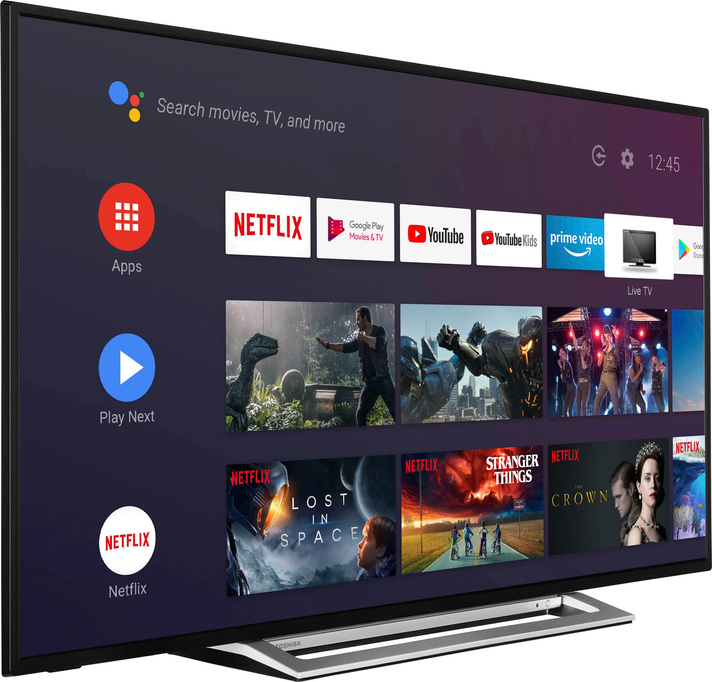 Toshiba LED-Fernseher »58UA3A63DG«, 146 cm/58 Zoll, 4K Ultra HD, Smart-TV,  HDR, Android TV auf Raten bestellen