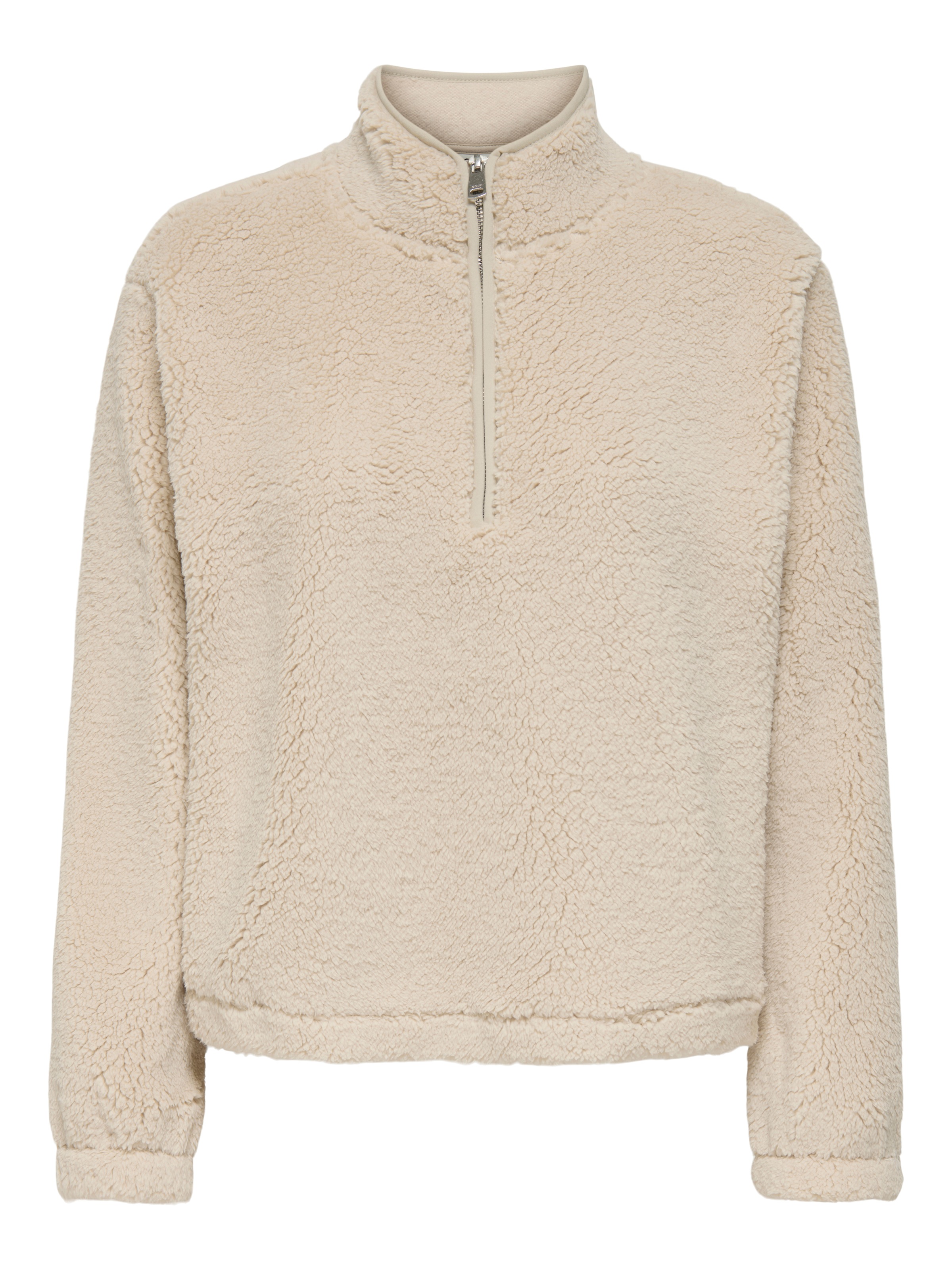 ONLY Sweatshirt »ONLNEW DALLAS L/S HIGHNECK ZIP SWT NOOS«, Kunstfaser, regular fit
