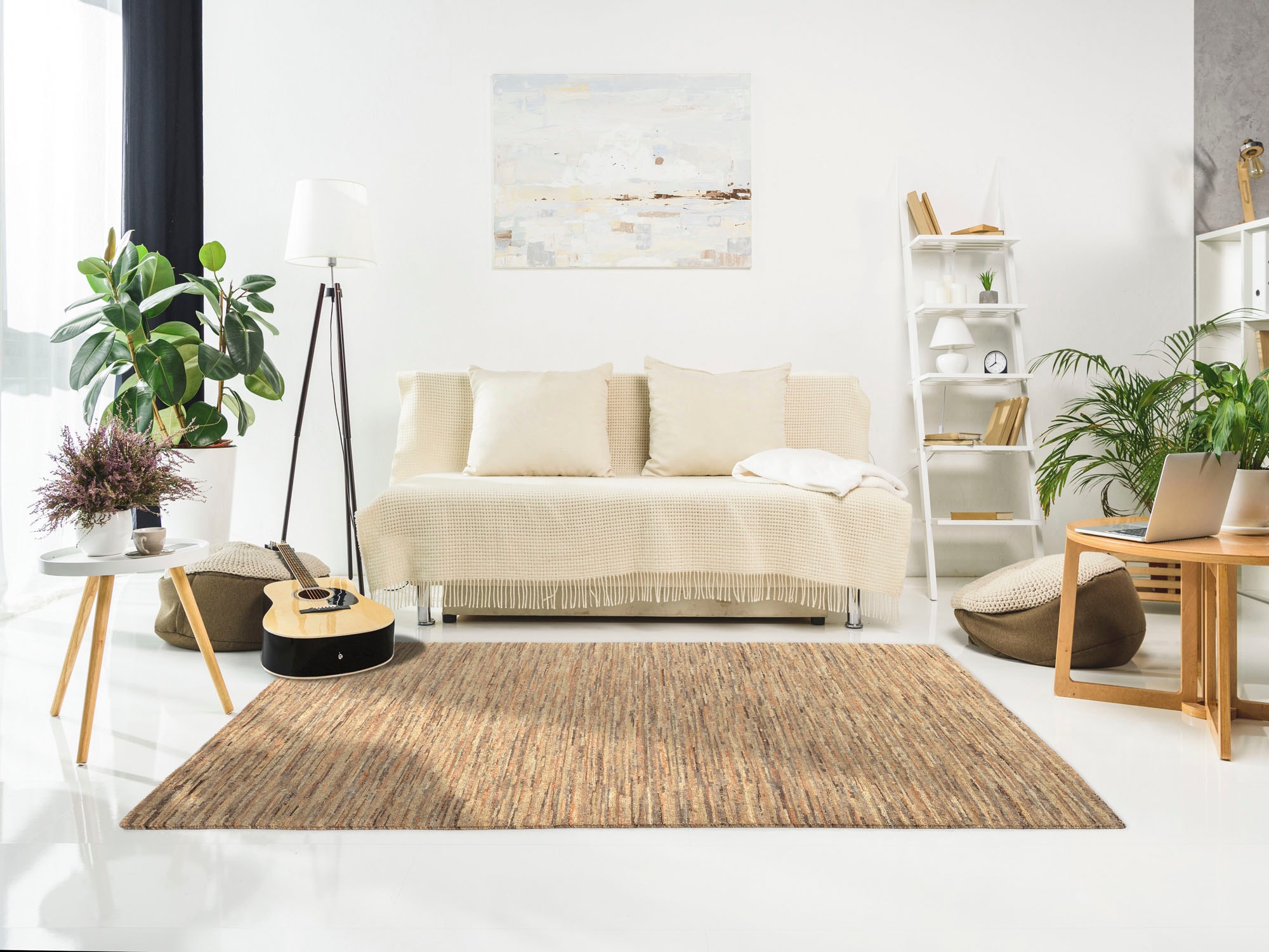 OCI DIE TEPPICHMARKE Teppich »HIMALI LINEA«, rechteckig, 5 mm Höhe, Wohnzimmer
