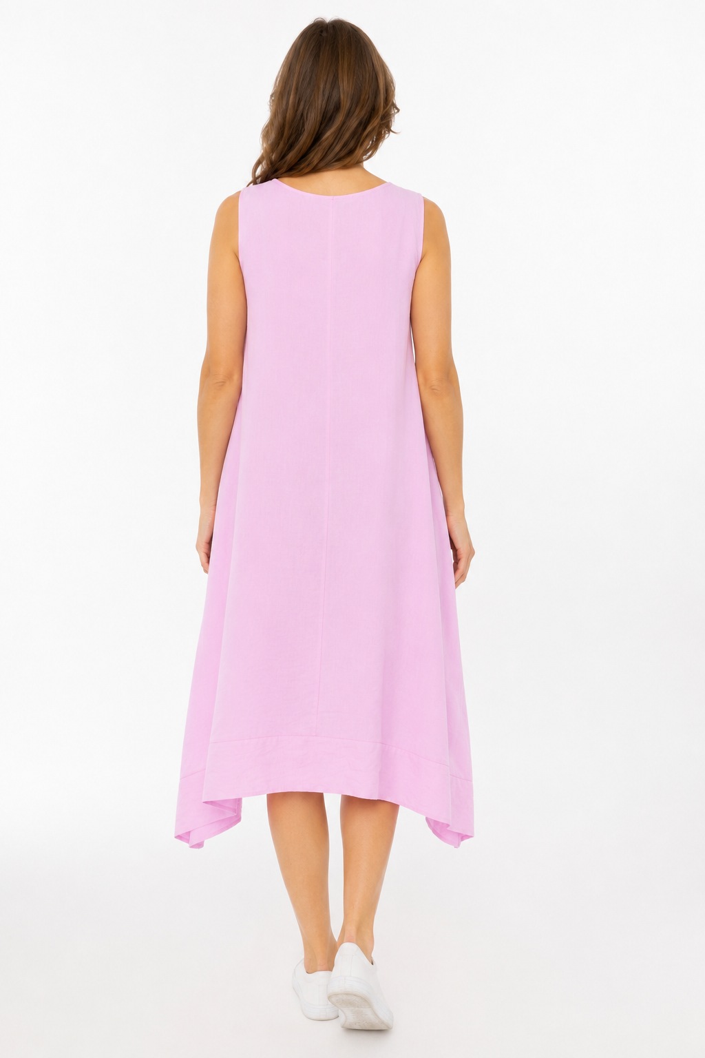 Zwillingsherz Sweatkleid »"Uni & Summer"« breite Träger,  hinten leicht länger, figurumspielend, aus Viskose