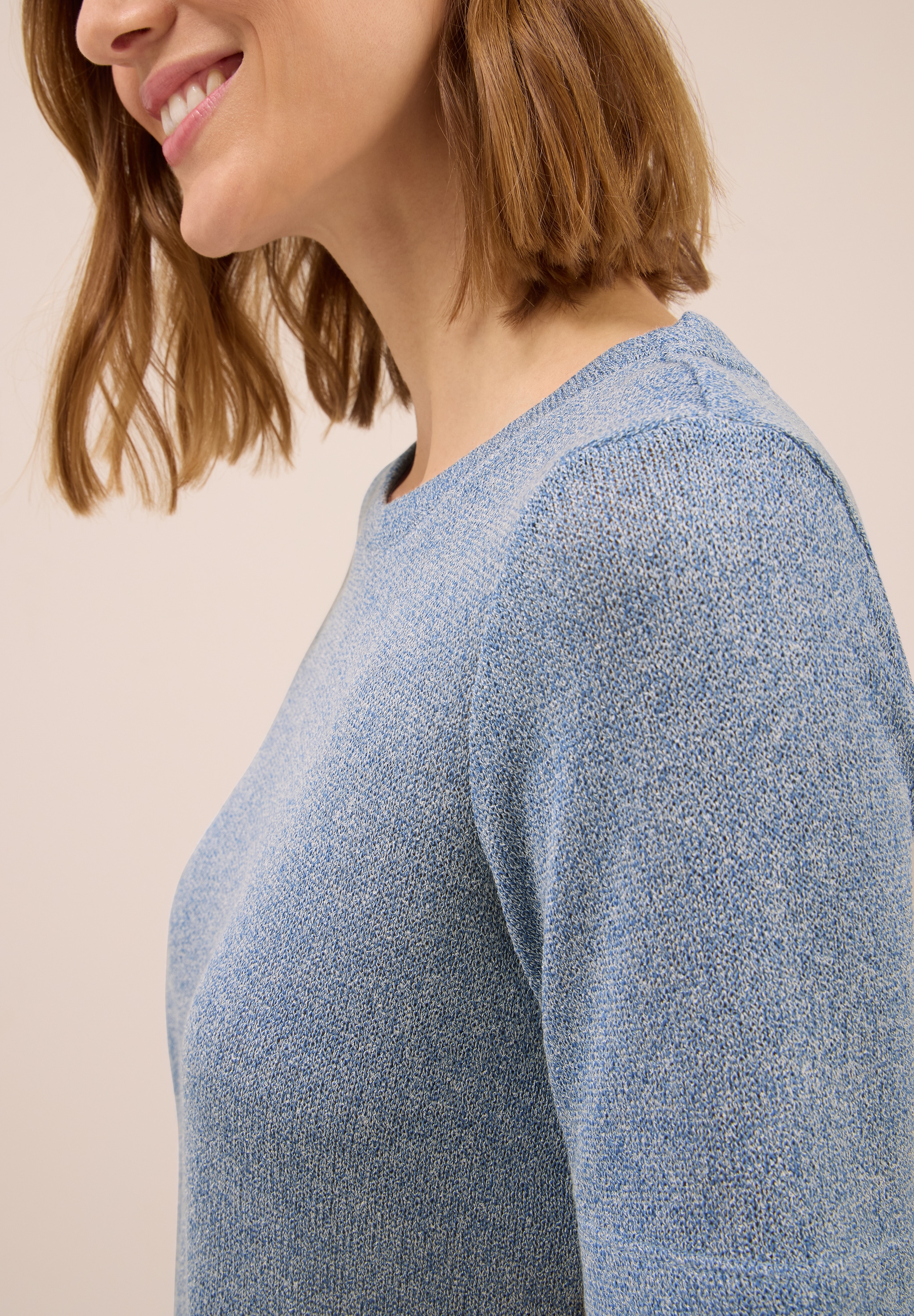 Cecil T-Shirt in feiner Strick Optik