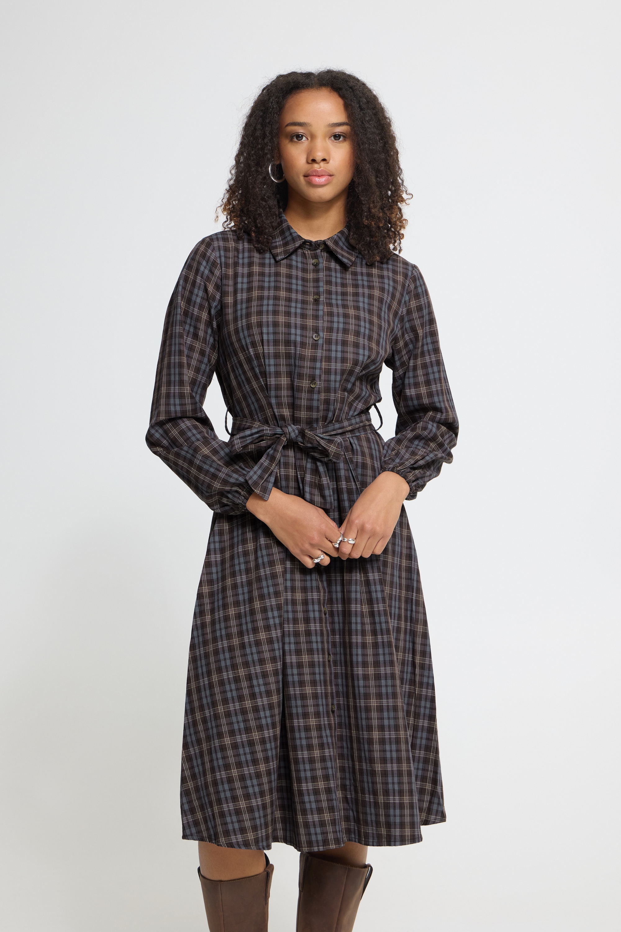Ichi Midikleid »Kleid IHFANTY«