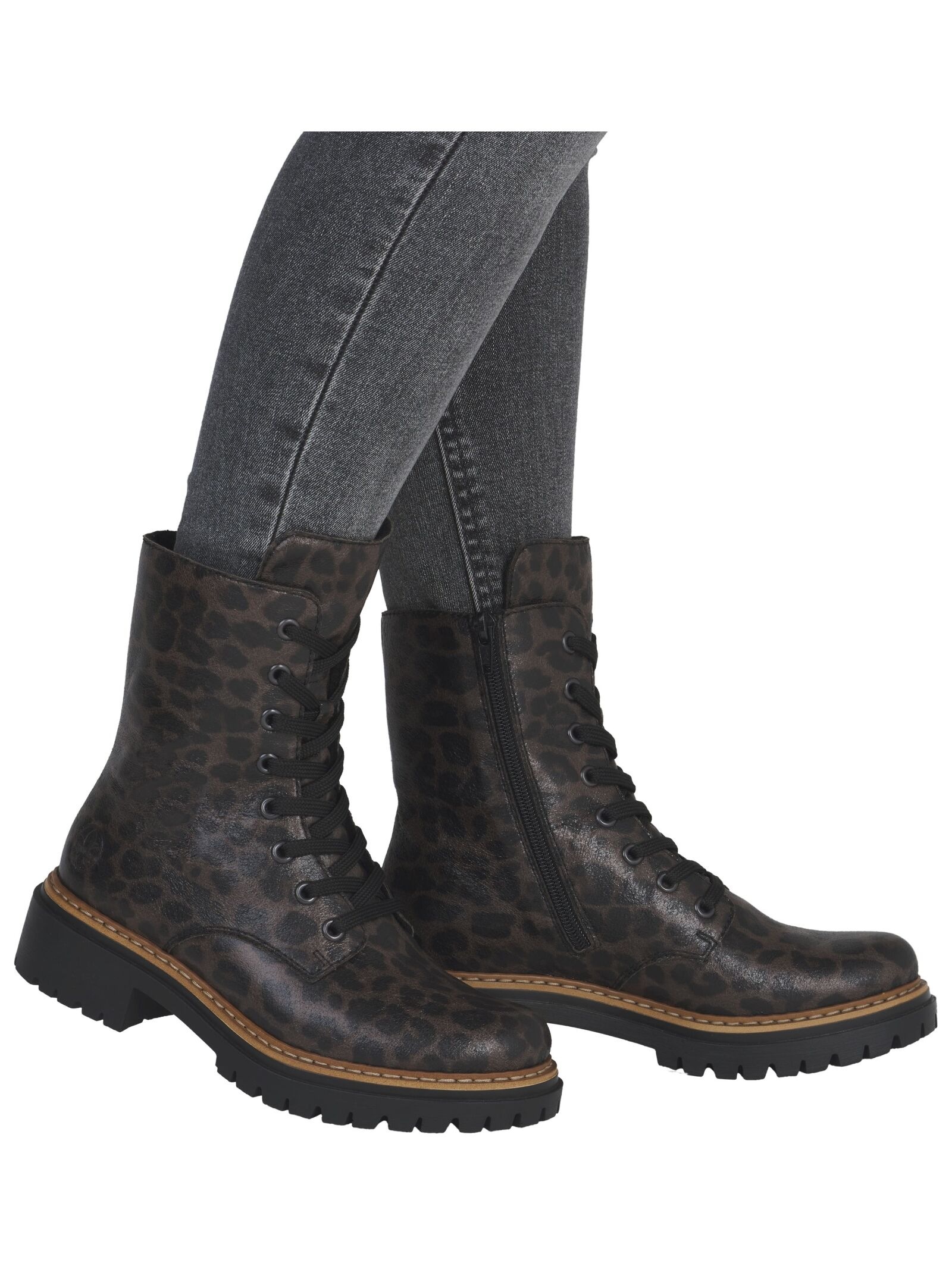 Rieker Schnürstiefelette »Rieker Stiefelette Lederimitat«