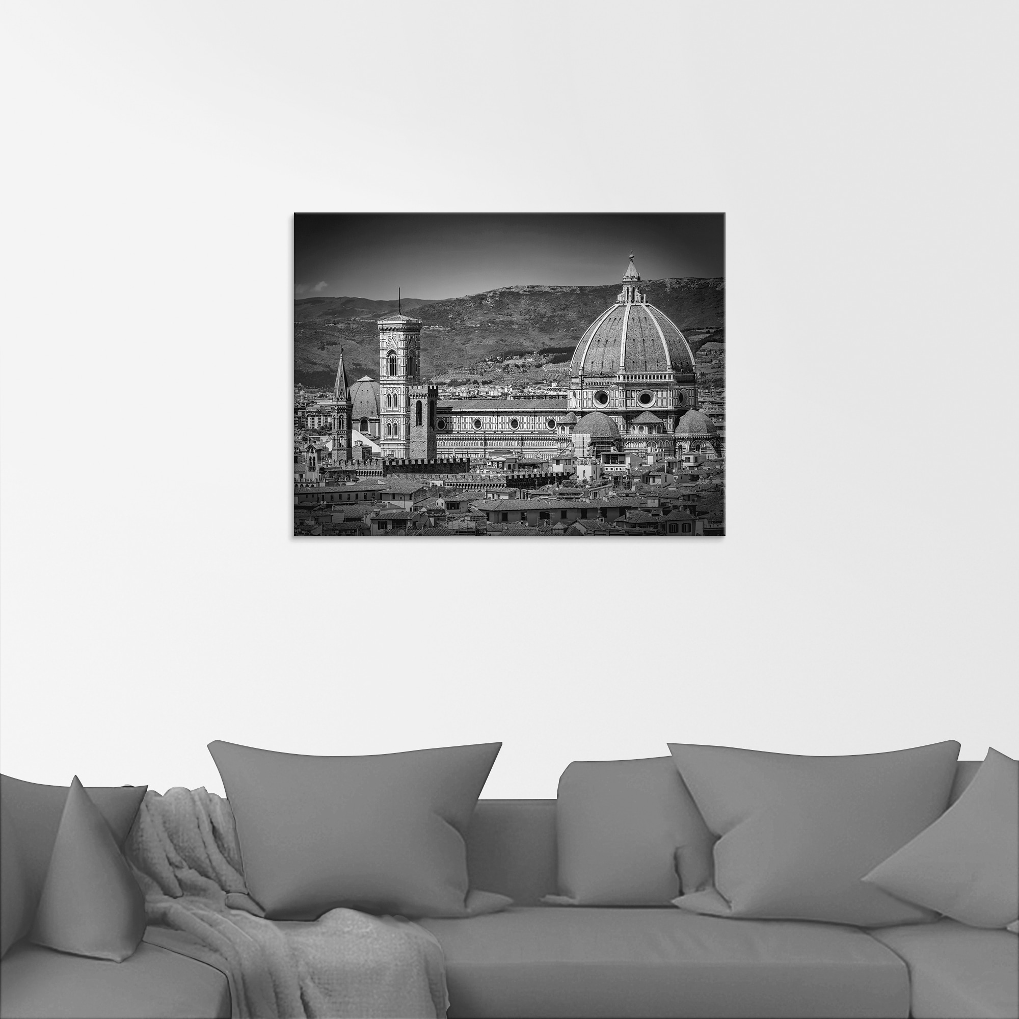 Artland Glasbild »Florenz Piazzale Michelangelo«, Italien, (1 St.), in verschiedenen Größen