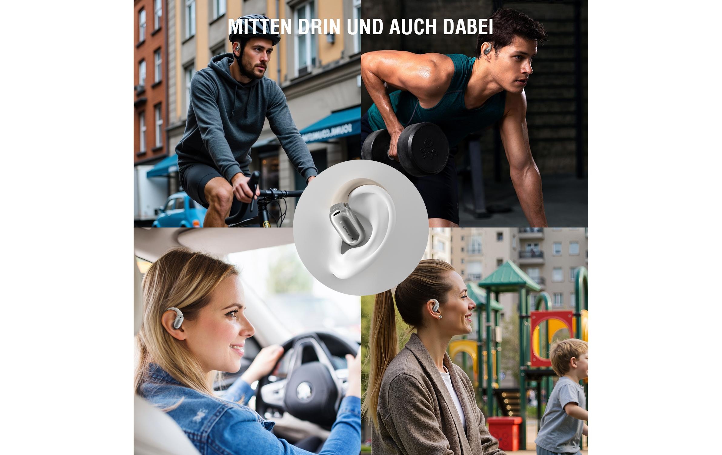 4smarts Bluetooth-Kopfhörer »SkyBuds AI Screen« Bluetooth