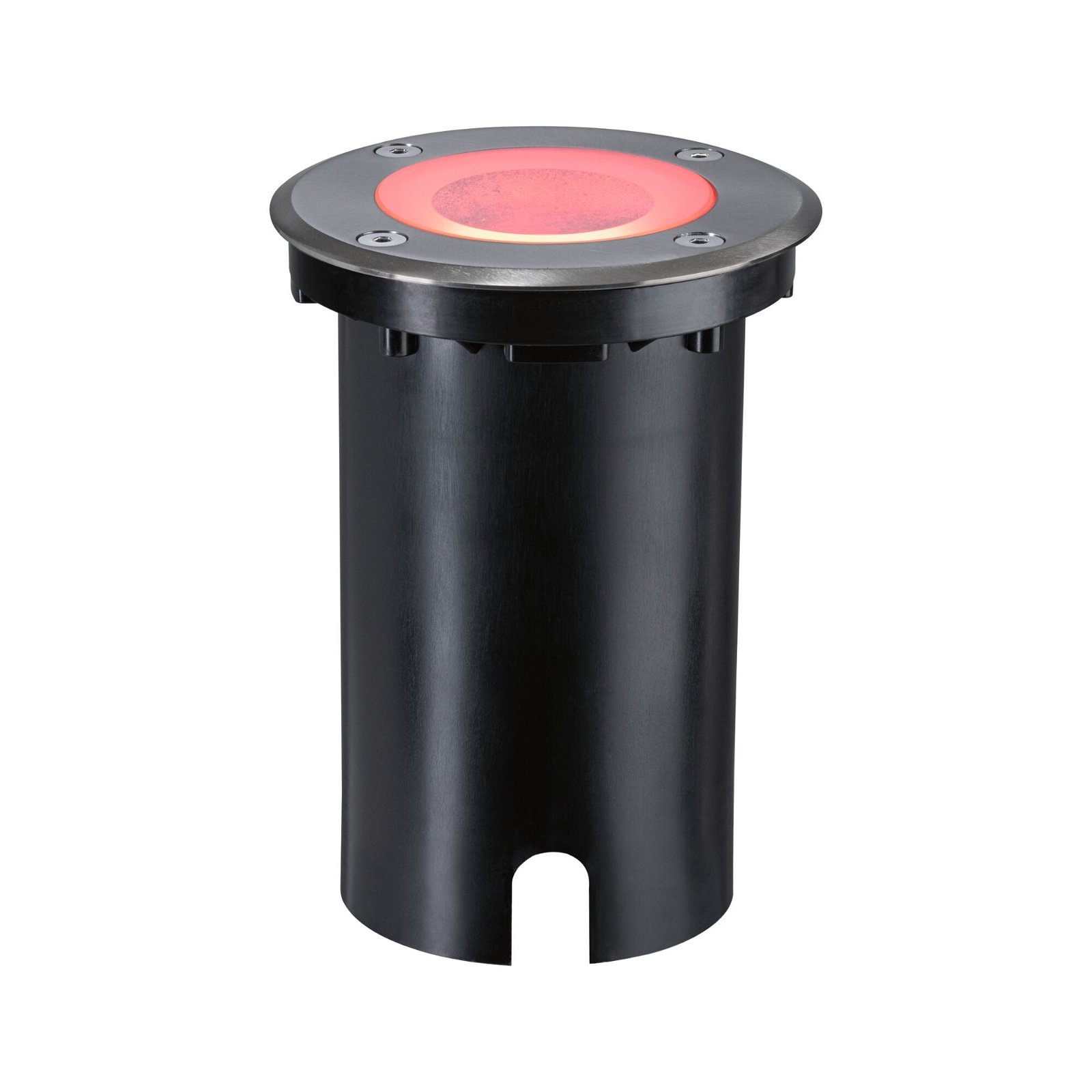 Paulmann LED Einbauleuchte »Floor IP67 rund 110mm RGBW+ 4,9W 300lm 230V Eisen gebürstet Aluminium«, 1 flammig, Smart Home Zigbee 3.0 Bodeneinbauleuchte