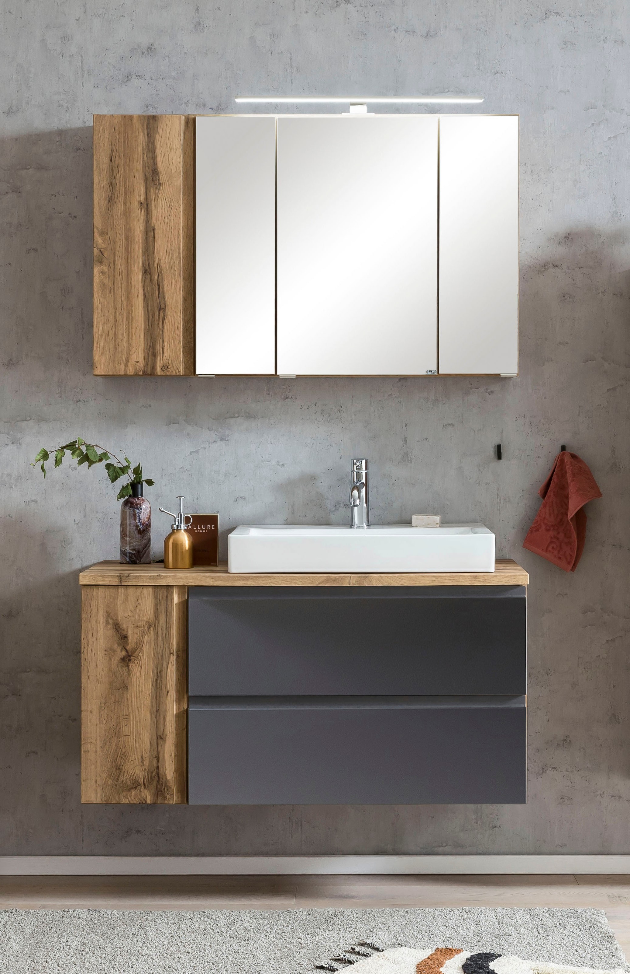 welltime Badmöbel-Set »Sölden« 2 Stk. tlg. günstig online kaufen