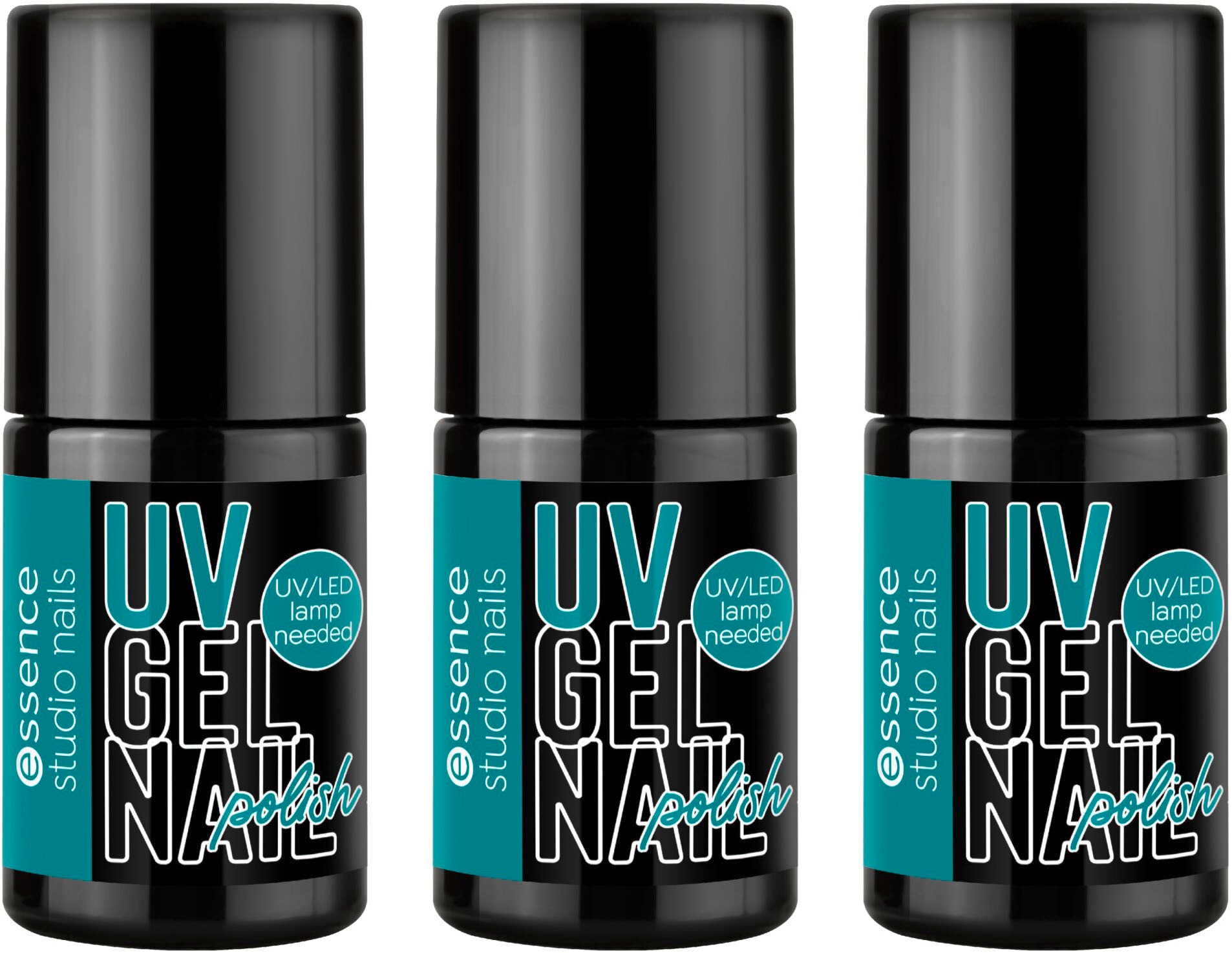 Nagellack »studio nails UV GEL NAIL polish«, (Set, 3 tlg.)