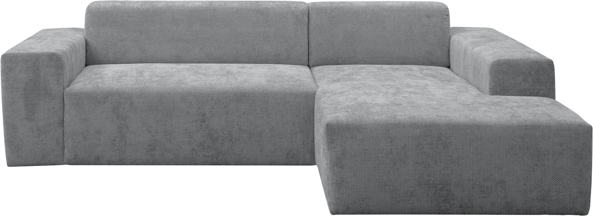 WERK2 Ecksofa »Zeus-L modern & zeitlos, Breite 253 cm, bequemes Sofa« Curvy günstig online kaufen