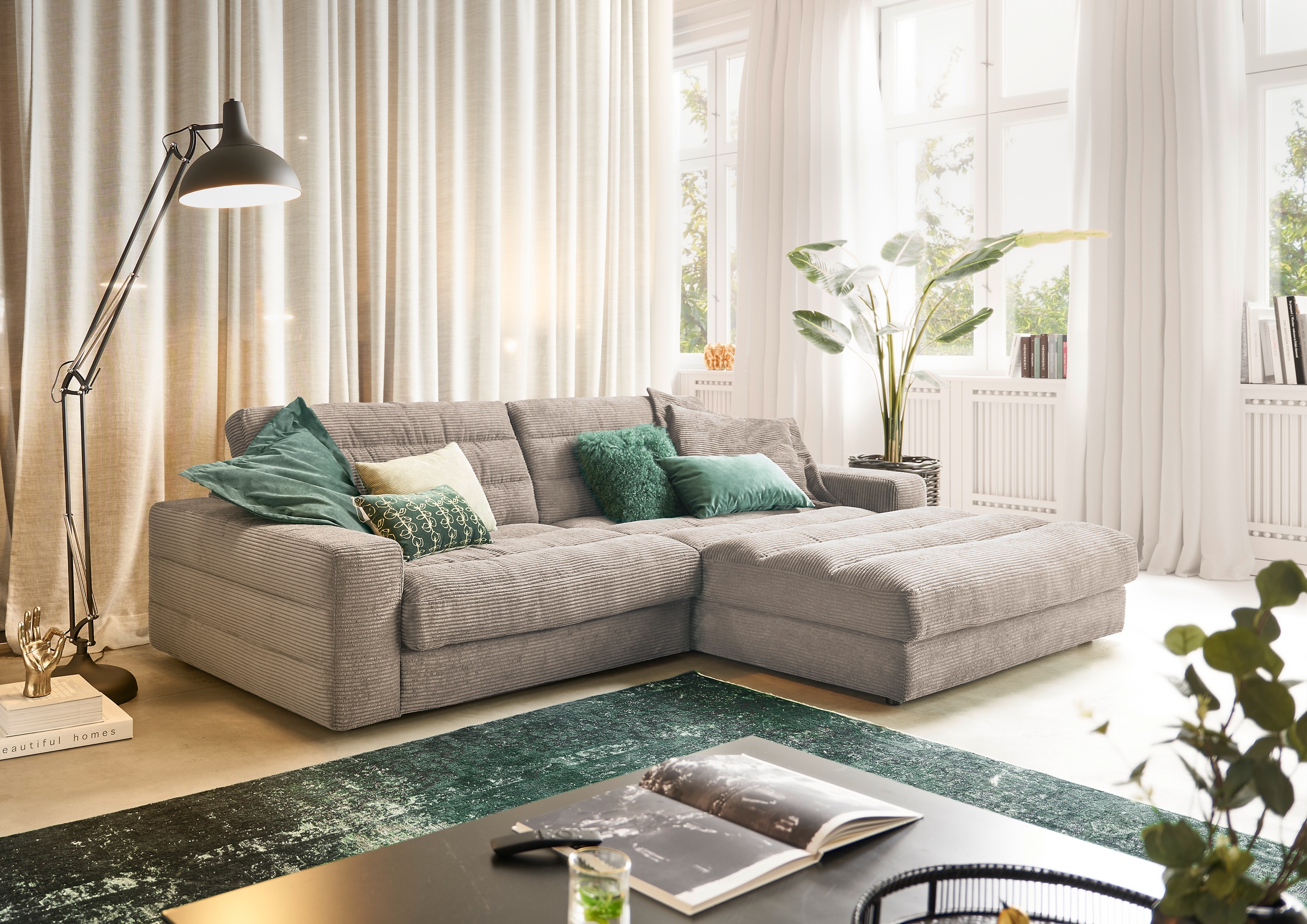 3C Candy Ecksofa »Stripes Mega-Sofa, bequem und komfortabel, L-Form«, Lose günstig online kaufen
