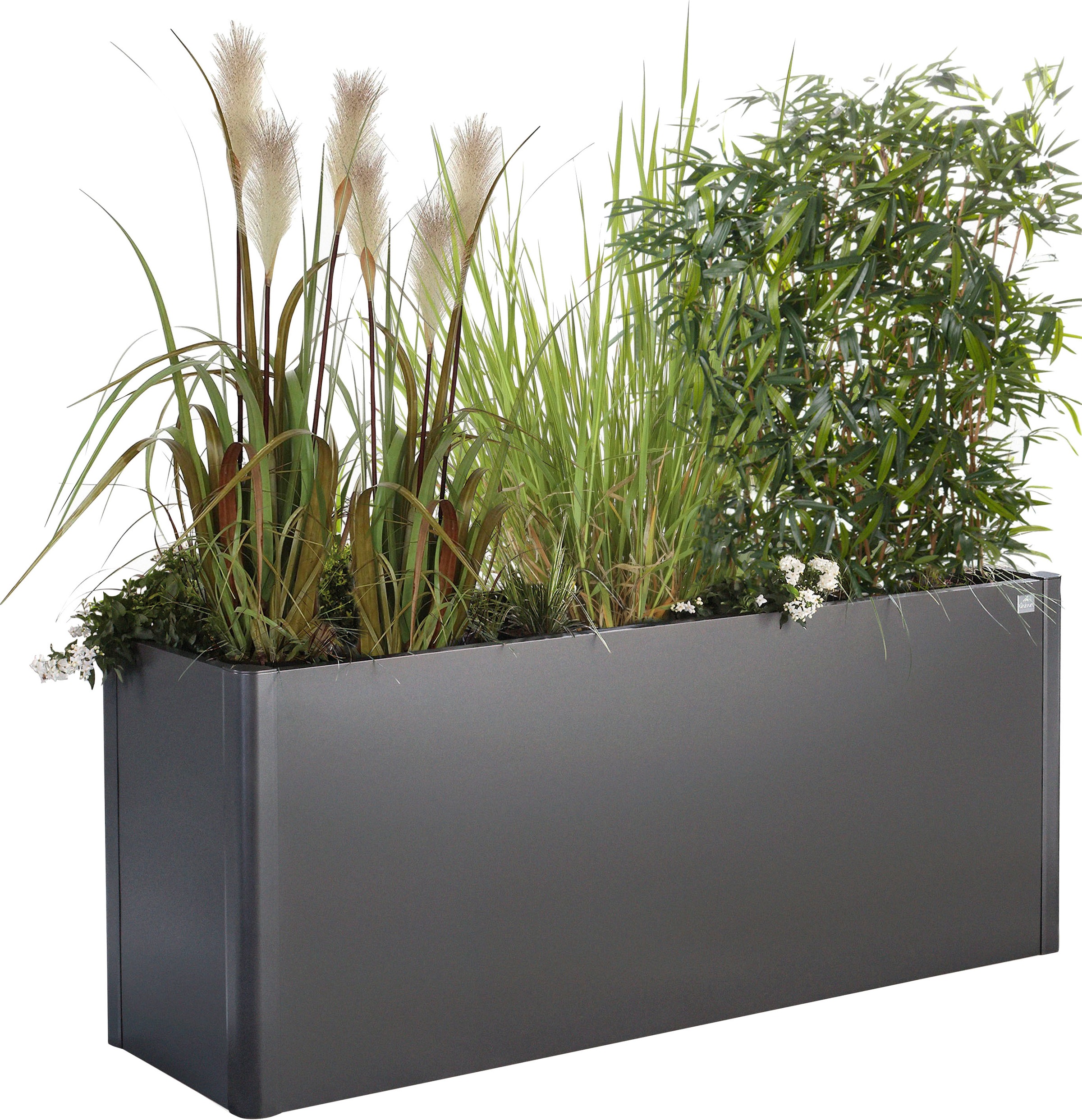 Biohort Hochbeet »BELVEDERE maxi 2x0,5; verschiedene Farben« 201x53x77 cm, extrem langlebig, aus Metall