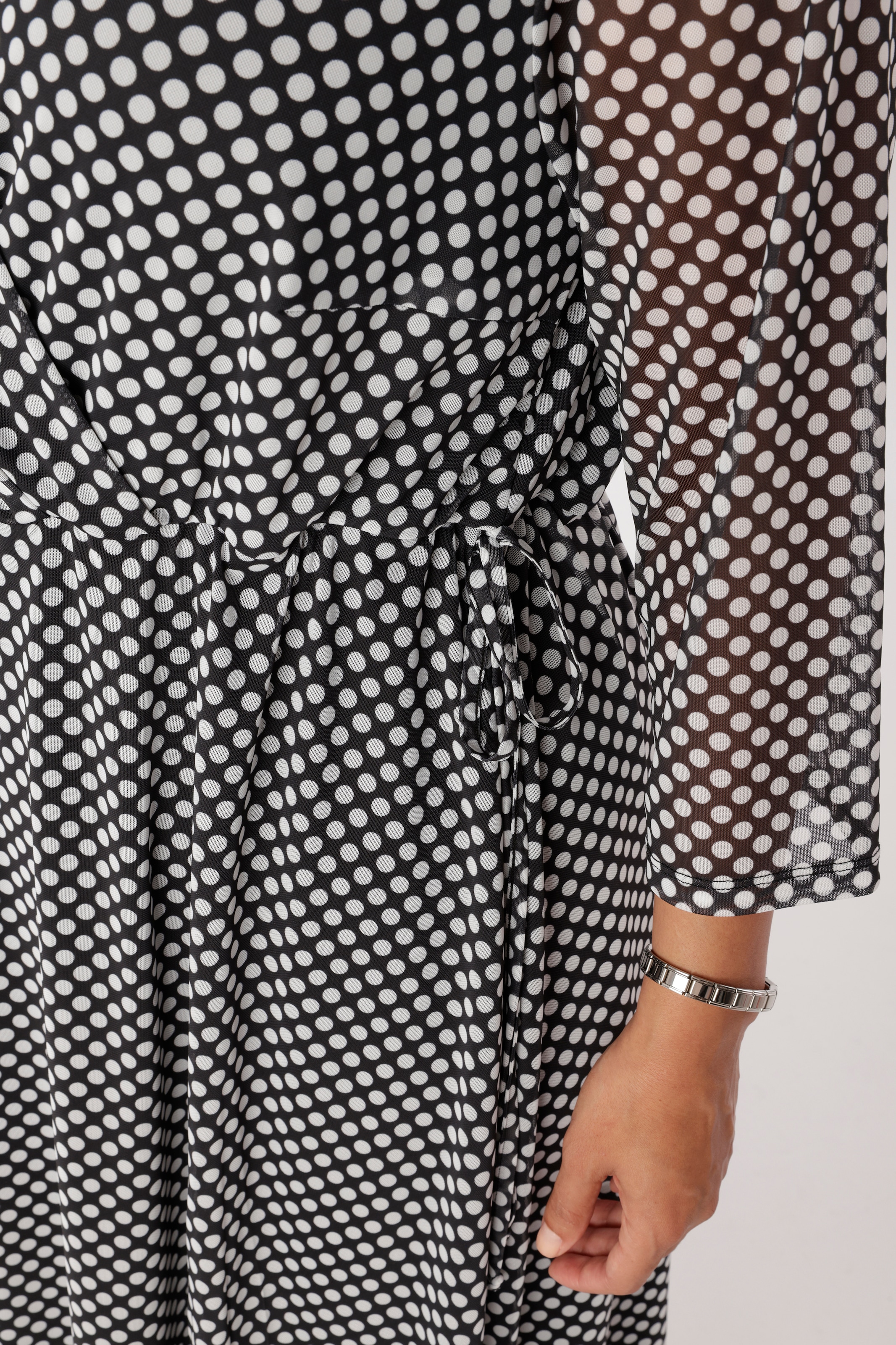 Aniston PLUS Meshkleid in Wickeloptik - NEUE KOLLEKTION