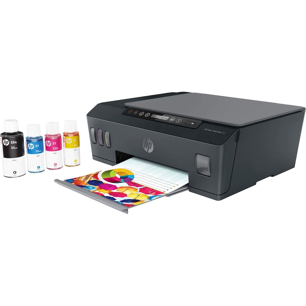 HP Multifunktionsdrucker »Smart Tank Plus 555«, HP+ Instant Ink kompatibel