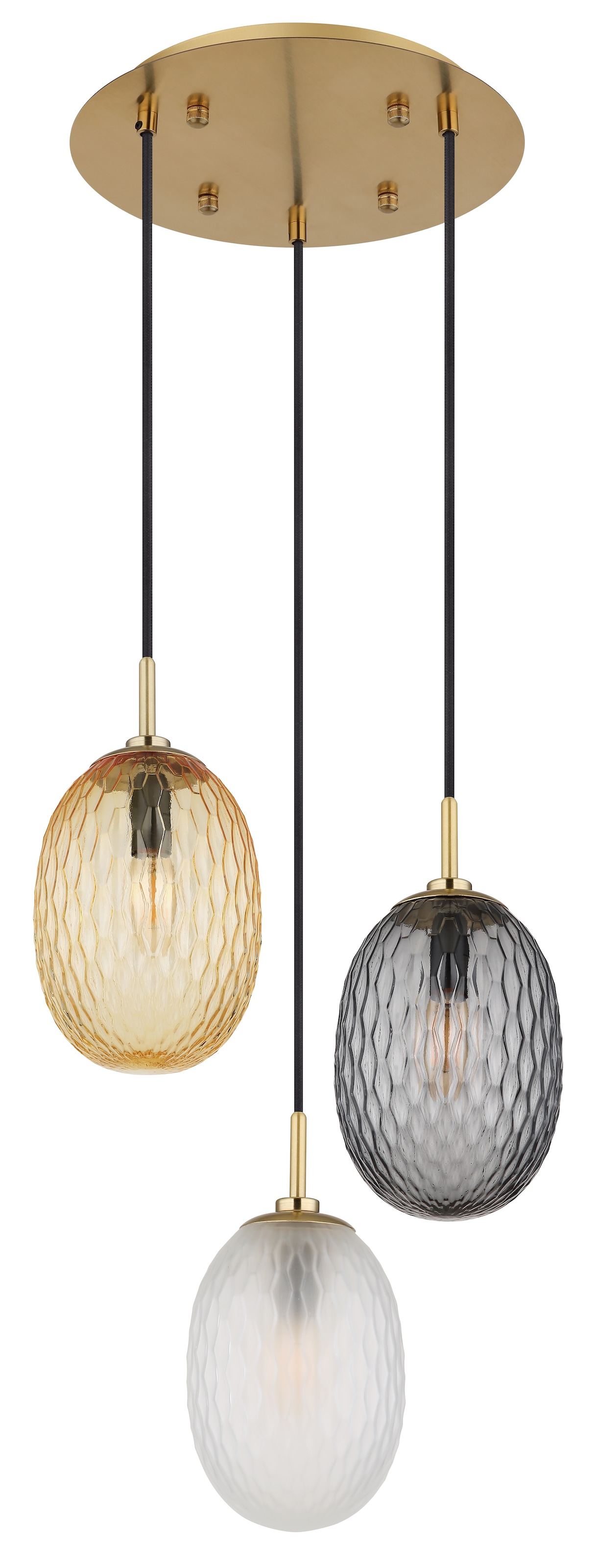 GLOBO LIGHTING Hängeleuchte »DEVIN«, Leuchtmittel E14 | ohne Leuchtmittel, Hängelampe/Pendelleuchte/Esszimmer/Wohnzimmer/Esstisch