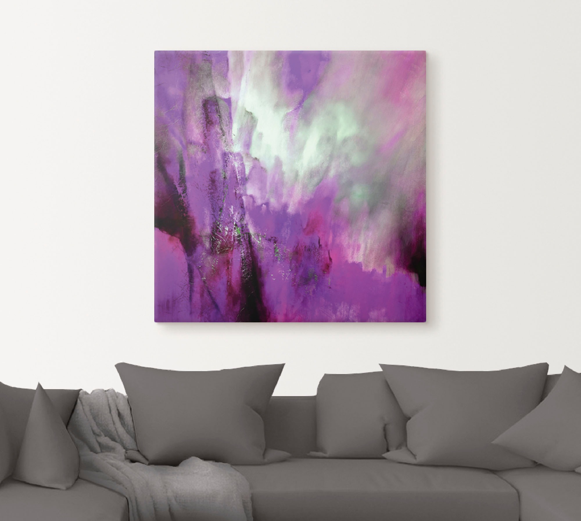 Artland Wandbild "Rosa Licht", Gegenstandslos, (1 St.), als Alubild, Outdoo günstig online kaufen