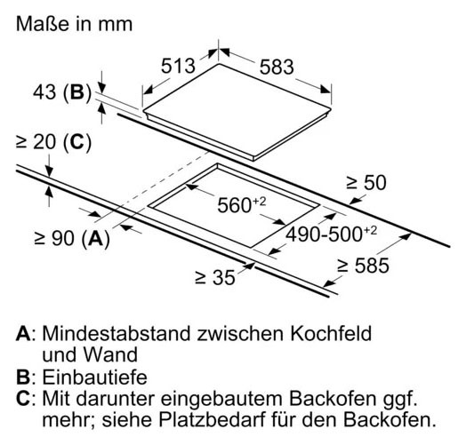 BOSCH Elektro-Herd-Set »HND211LR62«, mit Teleskopauszug nachrüstbar