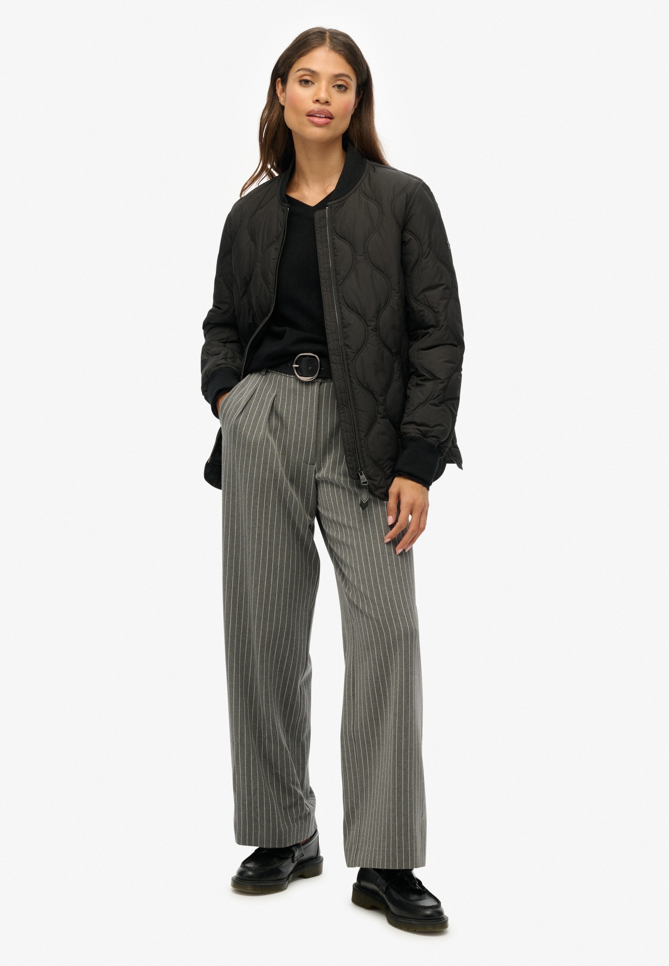 Superdry Steppjacke »SHORT QUILTED LINER JACKET« ohne Kapuze