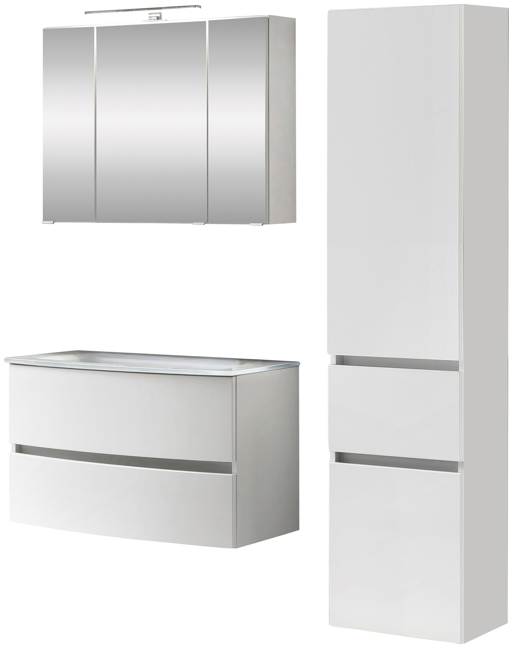 welltime Badezimmer-Set »Kaunas« Set, 3 Stk. tlg. günstig online kaufen