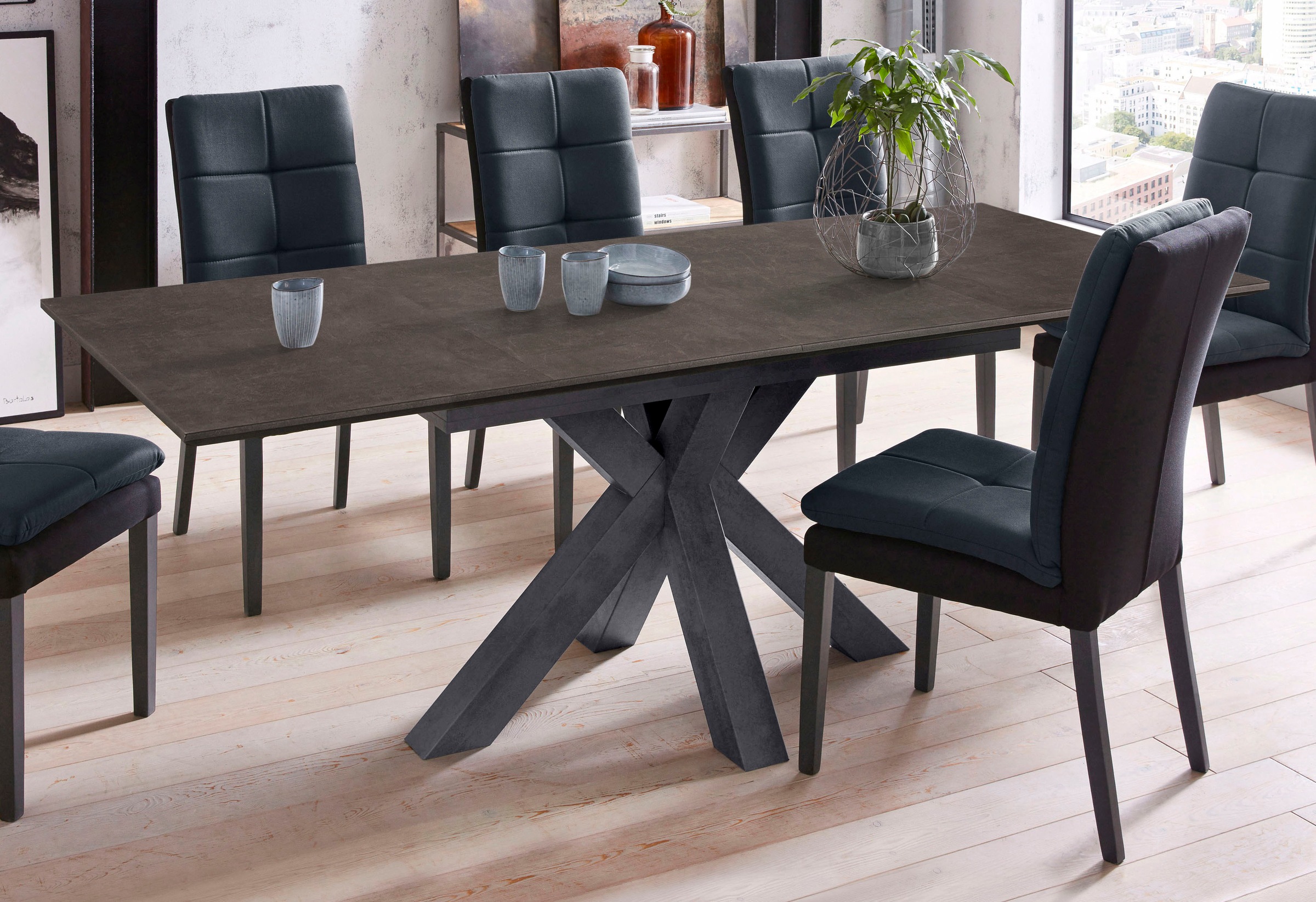 Mäusbacher Esstisch »Luzern TOPSELLER!«, Breite 160 cm mit Auszugsfunktion günstig online kaufen