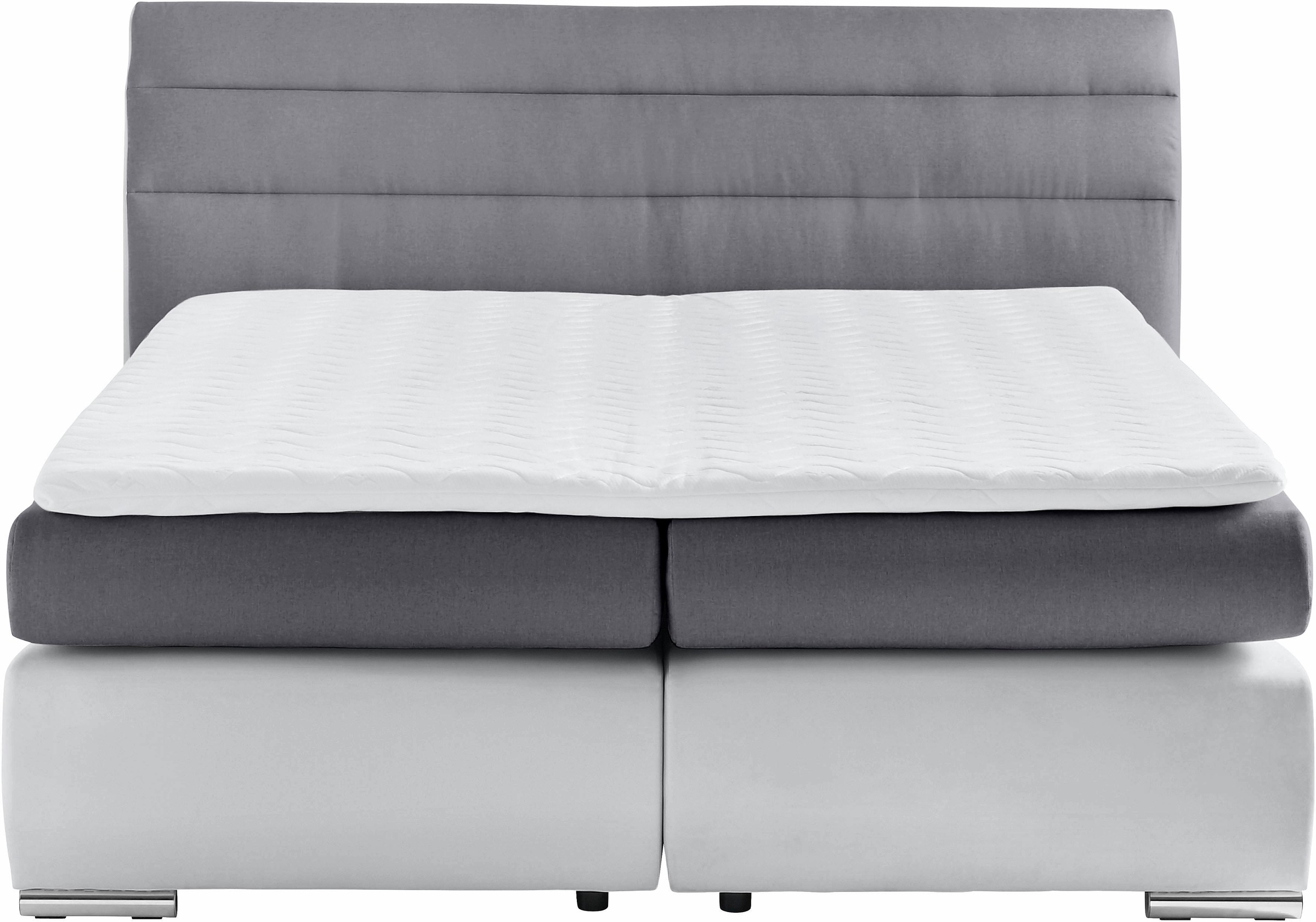 Places of Style Boxspringbett »Luna«, bis zu 3 Härtegrade, incl. Topper
