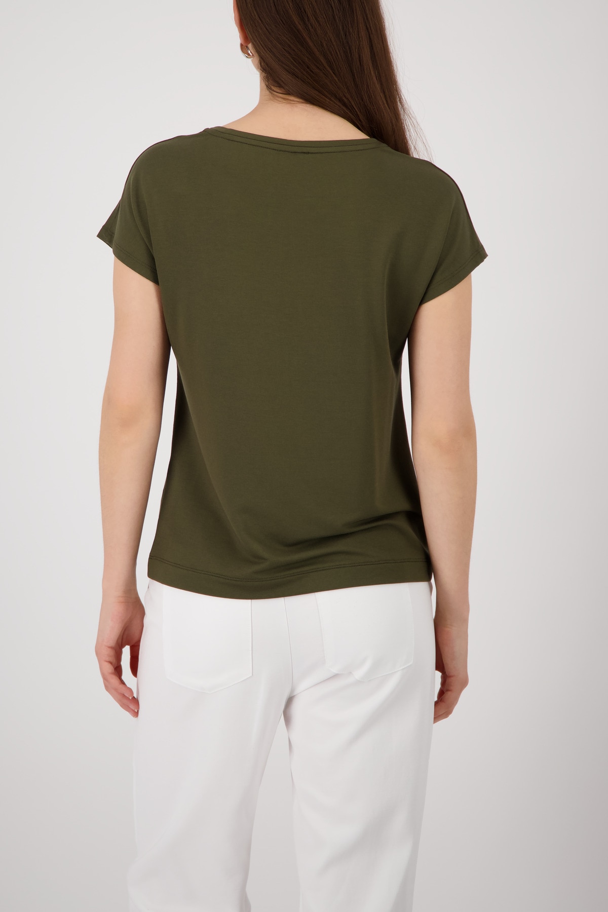 Monari T-Shirt »Shirt Schmuck« Regular fit mit Strasssteinen
