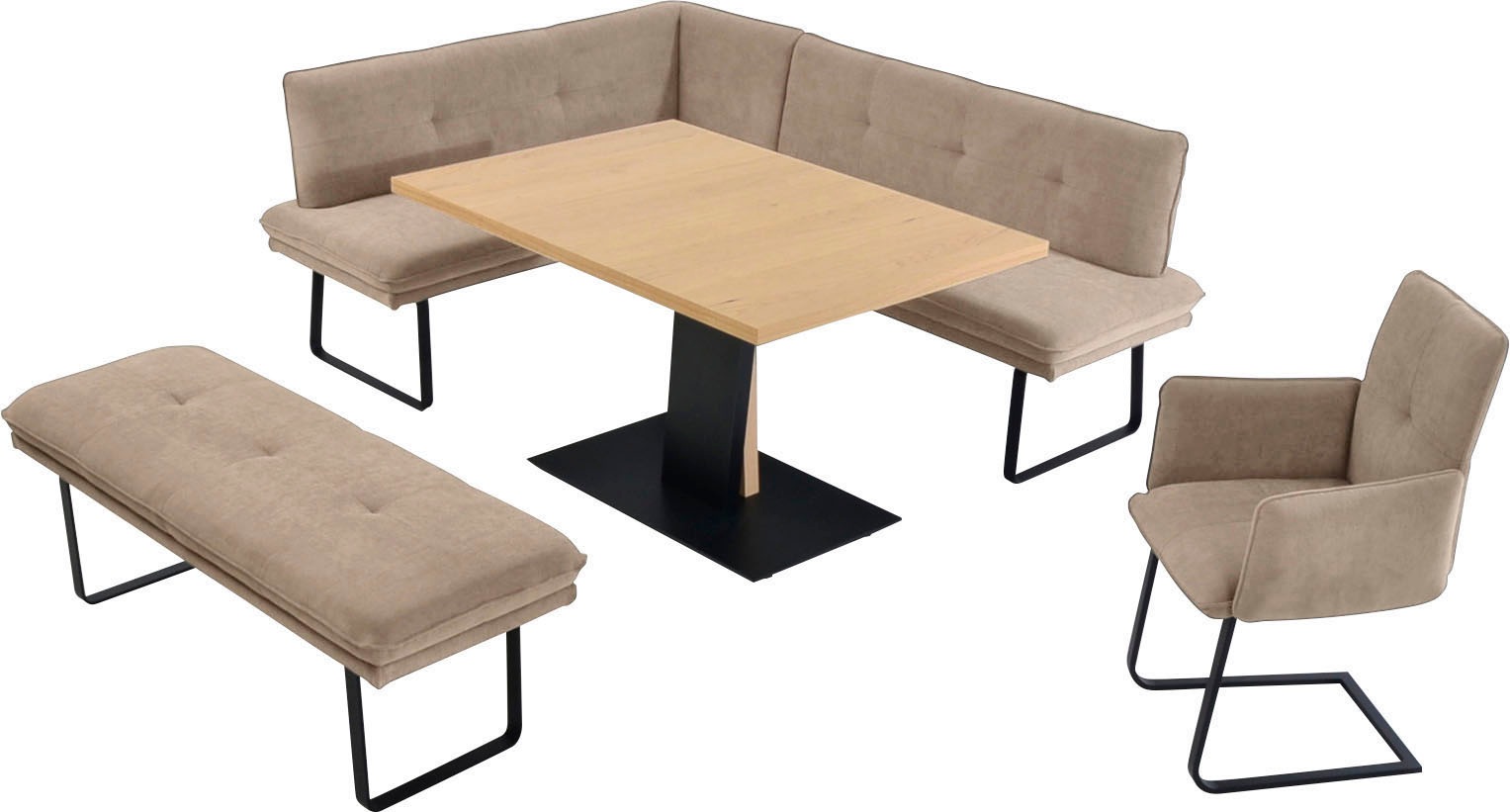 K+W Komfort & Wohnen Essgruppe »Giacomo III« 4 Stk. tlg. wahlweise links od günstig online kaufen