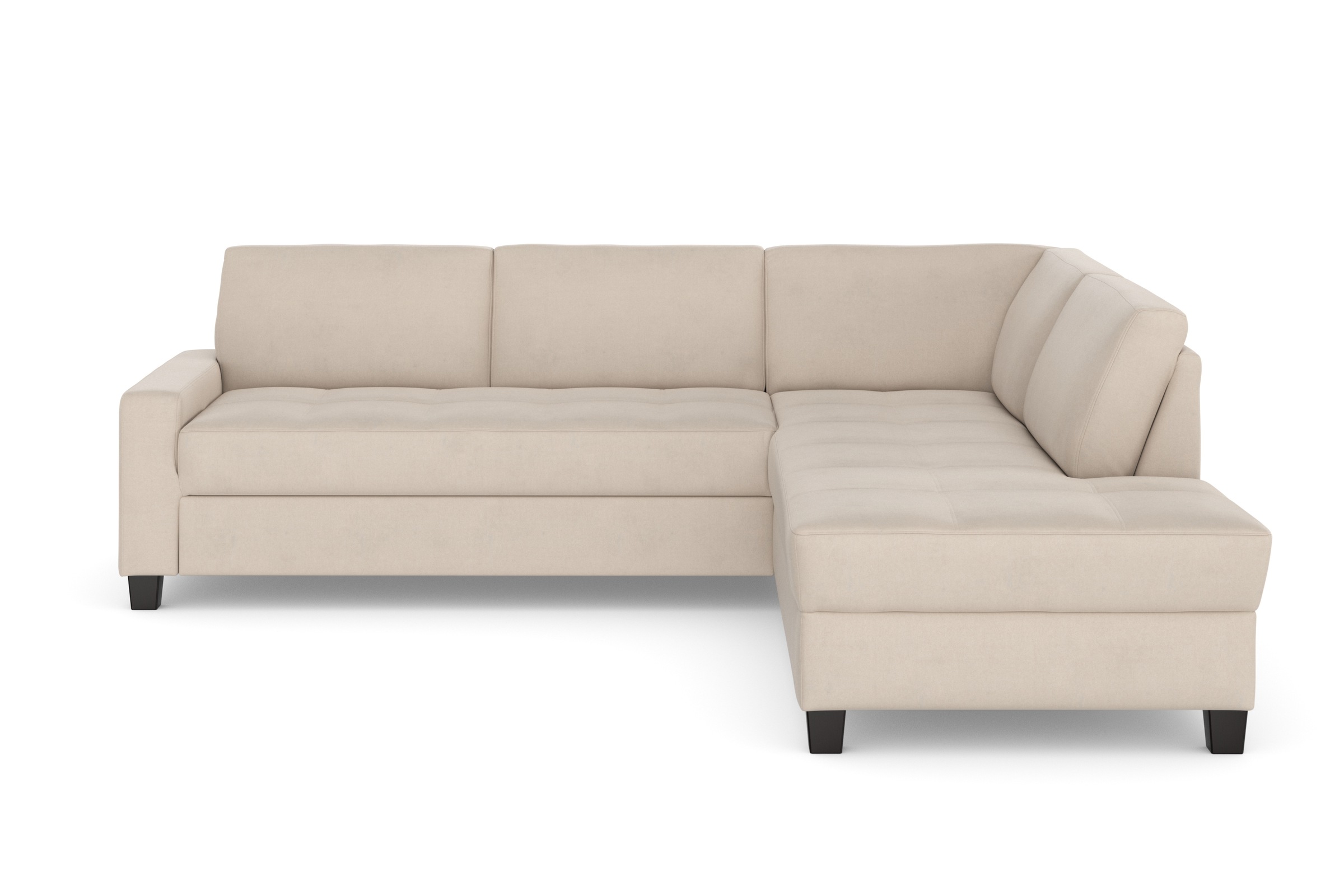 DOMO collection Ecksofa "Florentina zeitlos und elegant, Sitznähte als Desi günstig online kaufen