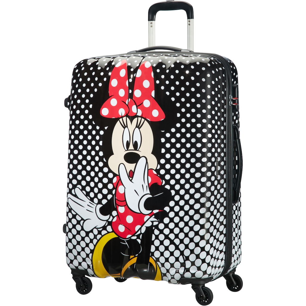 American Tourister® Hartschalen-Trolley »Disney Legends, Minnie Mouse Polka Dots, 75 cm«, 4 Rollen