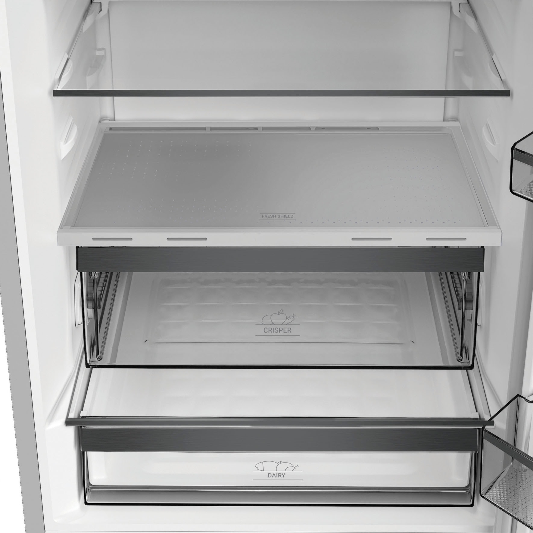 BAUKNECHT Kühl-/Gefrierkombination »BHK2 6494 X7E« 192 cm hoch 70 cm breit XXL Kühlschrank - Viel Platz und Übersicht für eine Großfamilie