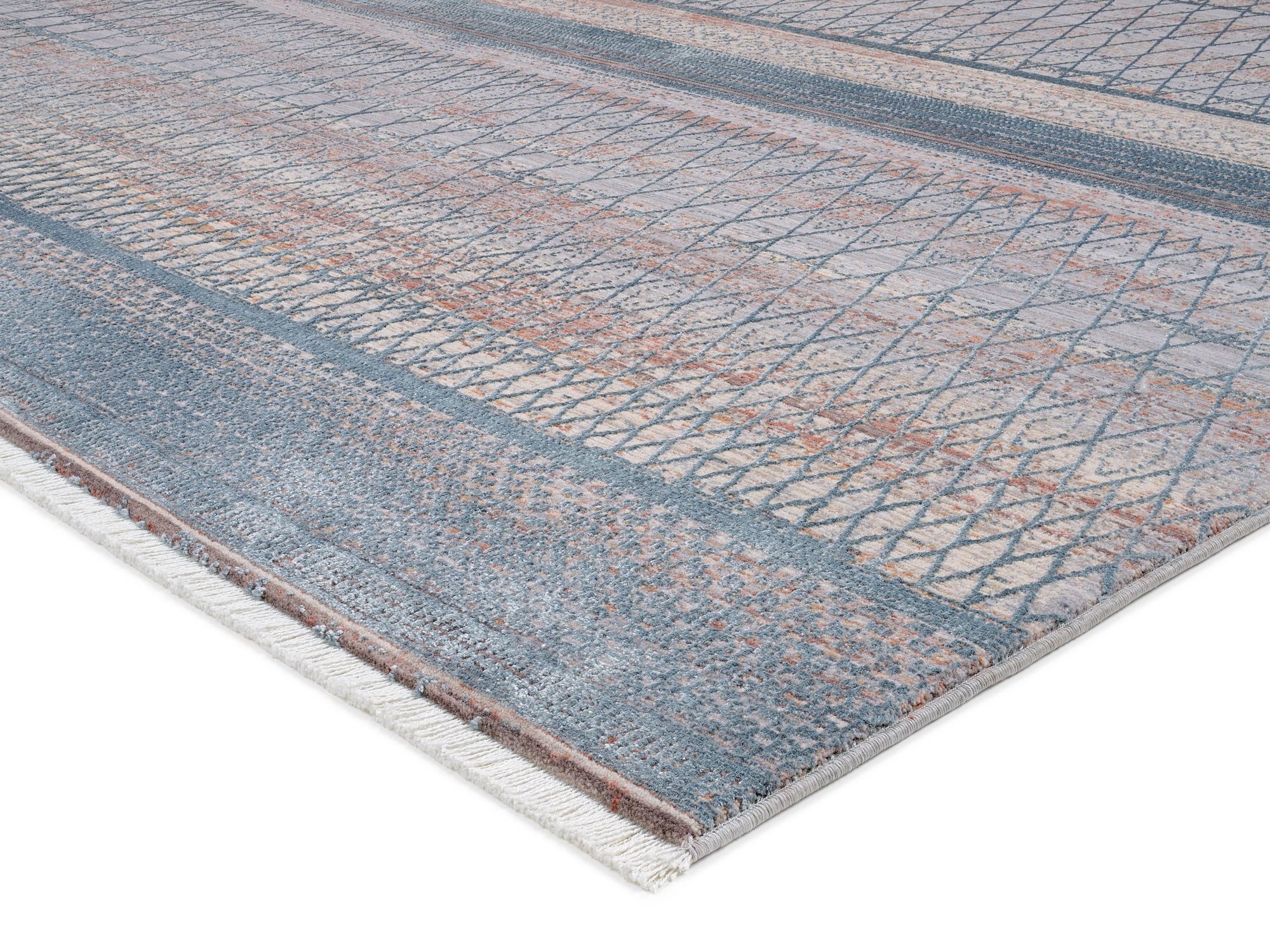OCI DIE TEPPICHMARKE Teppich »FARBEN MASTER«, rechteckig, 8 mm Höhe, Klassisches Muster, eingefasst, in 3-D-Optik