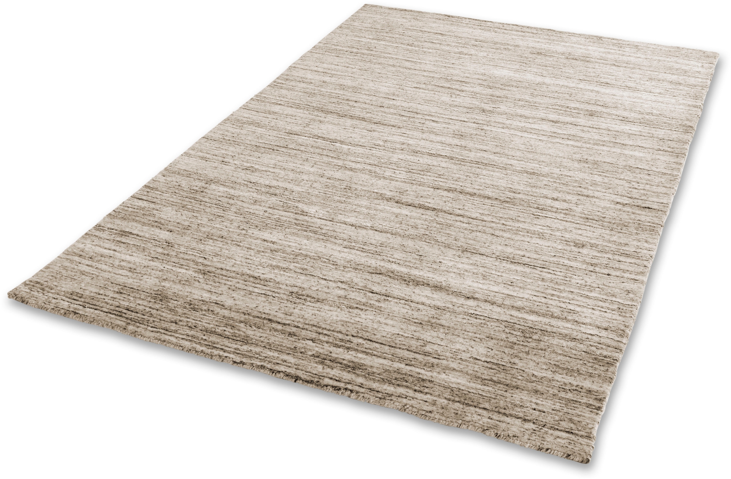 SCHÖNER WOHNEN-Kollektion Wollteppich »Elara 6025«, rechteckig, 15 mm Höhe, handweb, Wolle, natürlich, Wohnzimmer, Schöner Wohnen Kollektion