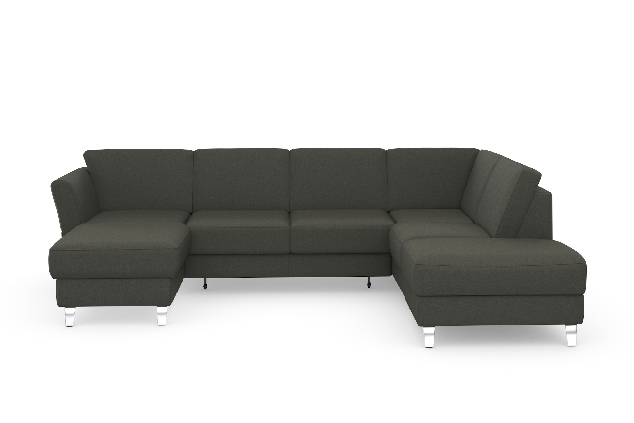 sit&more Wohnlandschaft »Visby U-Form« Wahlweise mit Bettfunktion und Staur günstig online kaufen