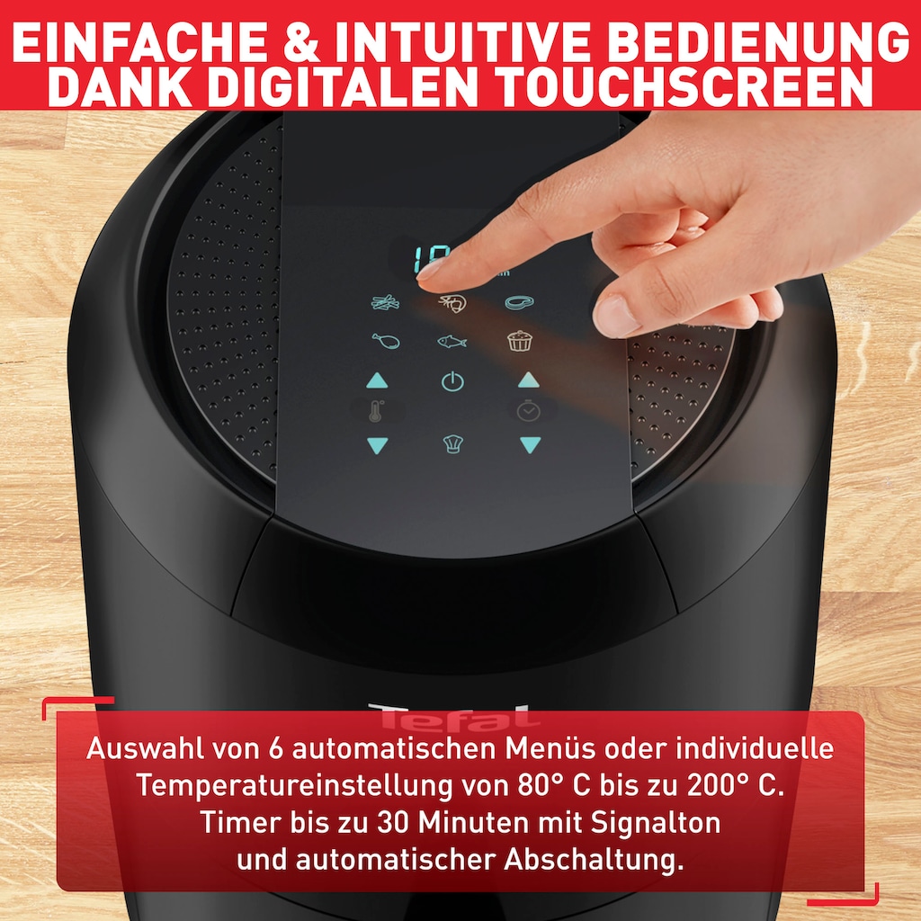 Tefal Heißluftfritteuse »EY3018 Easy Fry Compact«, 1030 W, Fassungsvermögen 1,6 l