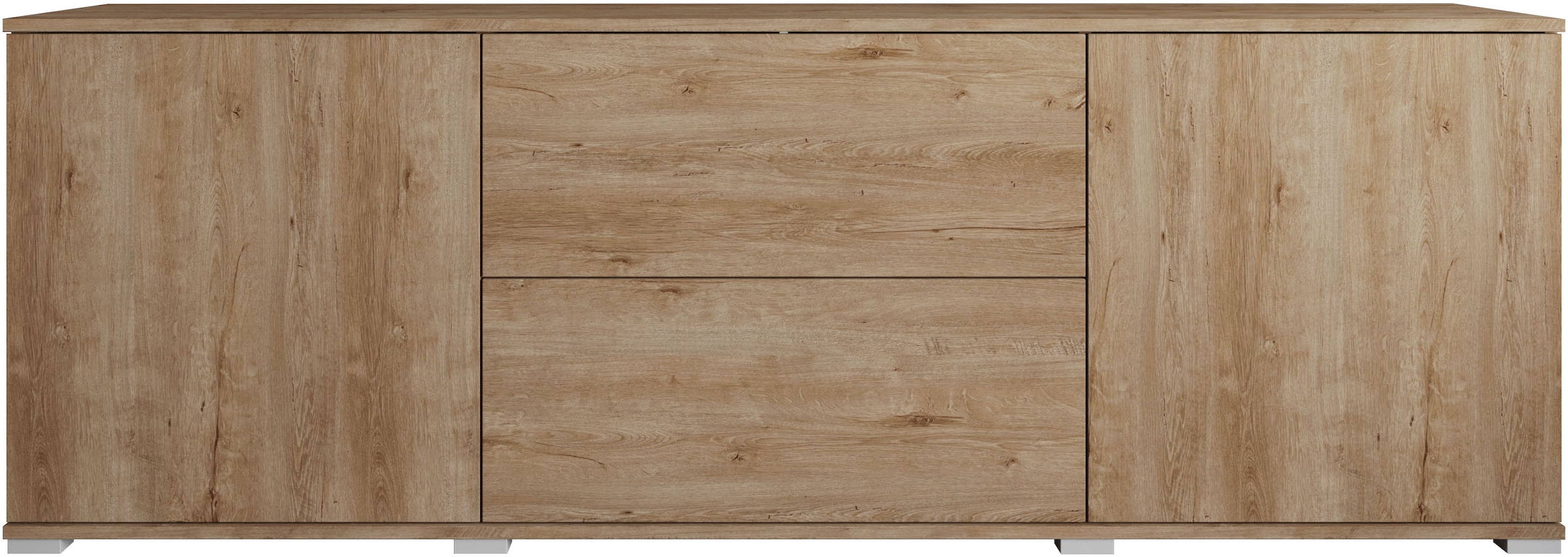 INOSIGN Lowboard »Kenia«, (1 St.), Der moderne TV-Schrank, mit 2 Türen und 2 Schubladen, Breite 180 cm