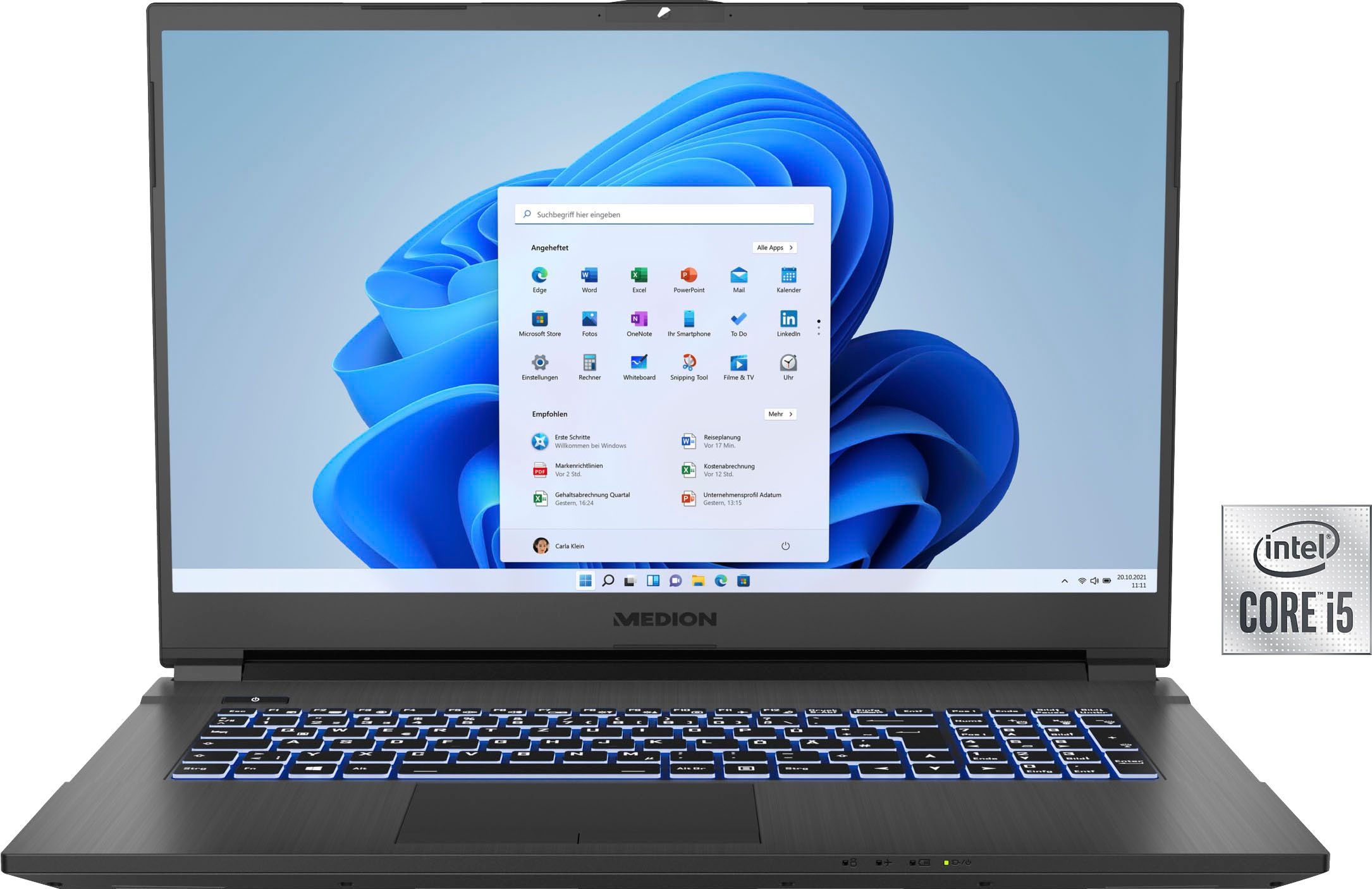 Medion® Gaming-Notebook »Defender P10«, 43,9 cm, / 17,3 Zoll, Intel, Core i5, GeForce... kaufen