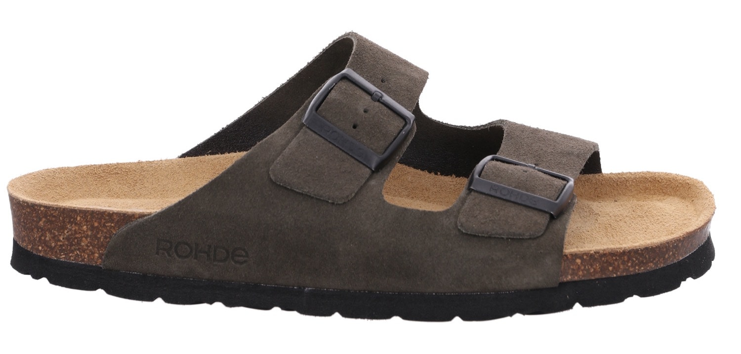 Rohde Pantolette »GRADO«, Sommerschuh, Hausschuh, Schlappen, Strandschuh mit Softfußbett