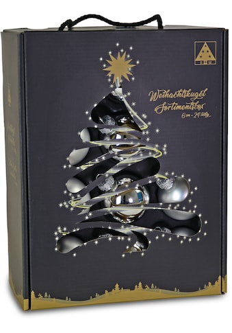 Weihnachtsbaumkugel »Weihnachtsdeko, Christbaumschmuck, Christbaumkugeln Glas«, (Set,...