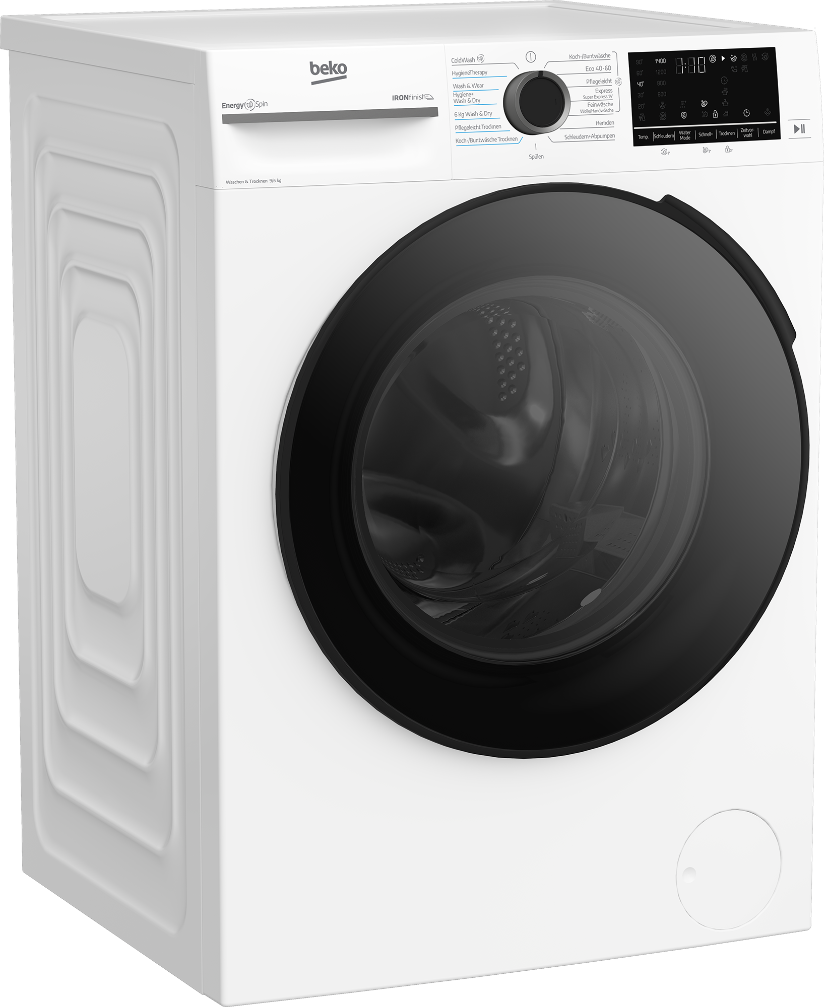 BEKO Waschtrockner »BM3DT4944W« 9 kg /6 kg 76 dB(A) Waschen & Trocknen in einem: 9 kg / 6 kg, Dampffunktion