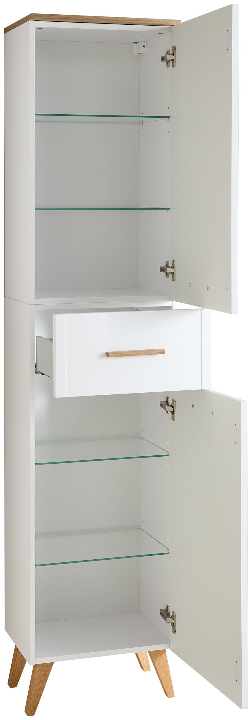 Saphir Badmöbel-Set »5-teilig, mit Soft-Close Türen und Fuß-Set« Set, 7 Stk. tlg.