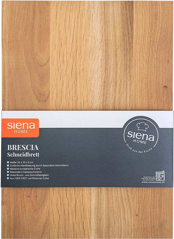 Siena Home Schneidebrett »Brescia« 45° Griff, aus FSC®-zertifiziertem Eiche günstig online kaufen