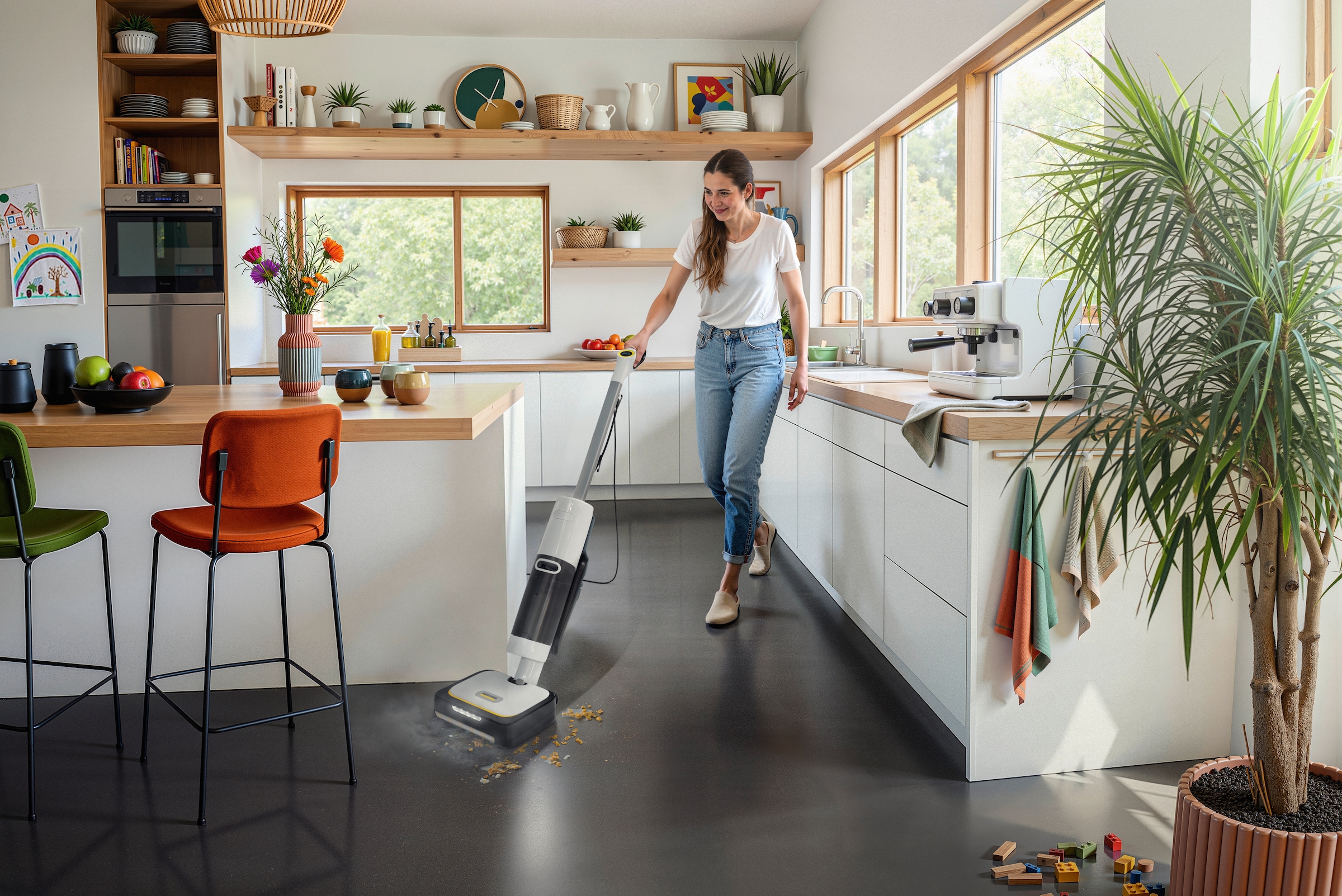 KÄRCHER Dampfreiniger »SCV 4 Steam Vac« 1300 Watt Heizleistung