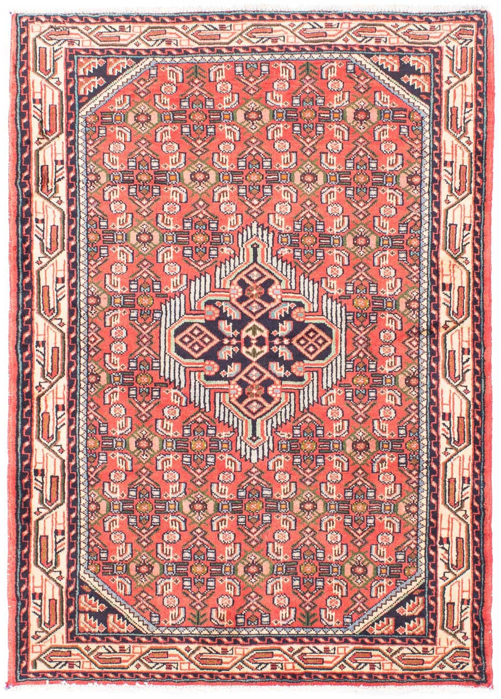 morgenland Orientteppich »Perser - Nomadic - 145 x 105 cm - rot«, rechtecki günstig online kaufen