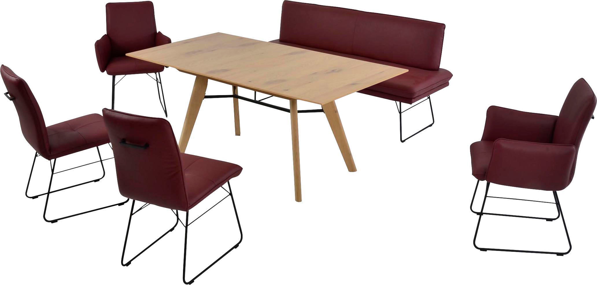 K+W Komfort & Wohnen Essgruppe »Giacomo IV« 6 Stk. tlg. Polsterbank in 2 Gr günstig online kaufen