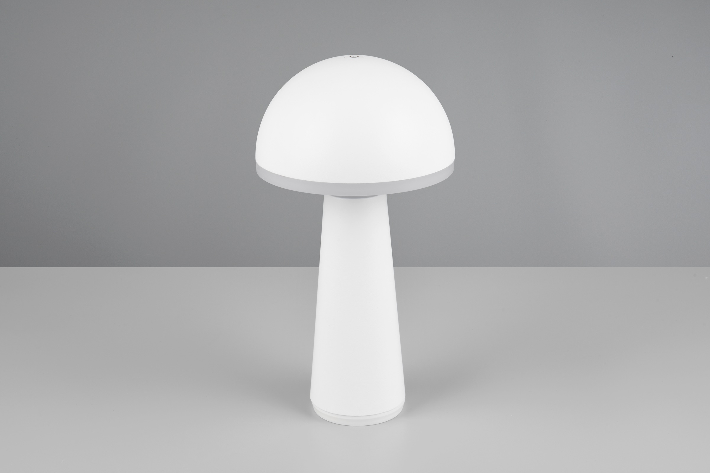 REALITY Leuchten LED Außen-Tischleuchte »FUNGO«, 1 flammig, Leuchtmittel LED-Board | LED fest integriert, Outdoor Akku Tischlampe inkl Ladestation USB-C, Lichtfarbe einstellbar