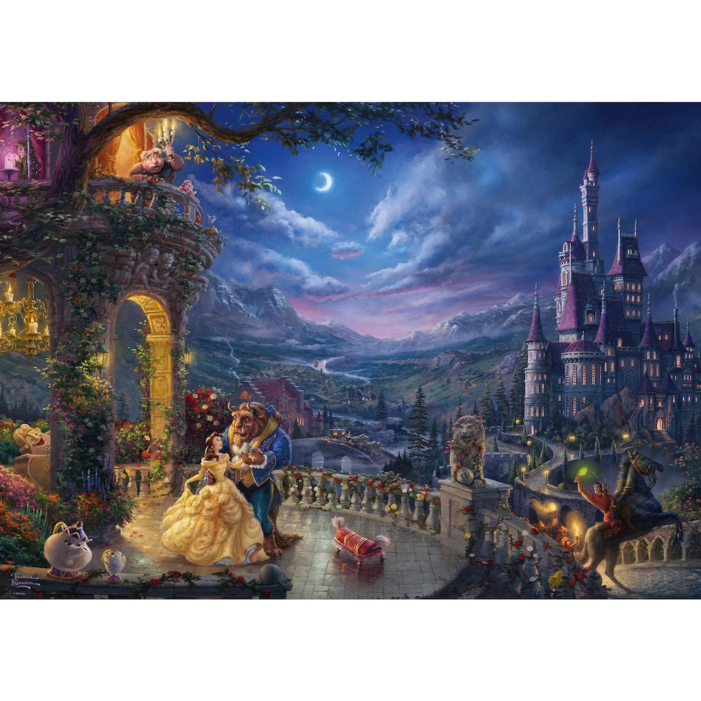 Schmidt Spiele Puzzle »Disney Die Schöne und das Biest, Tanz im Mondlicht«