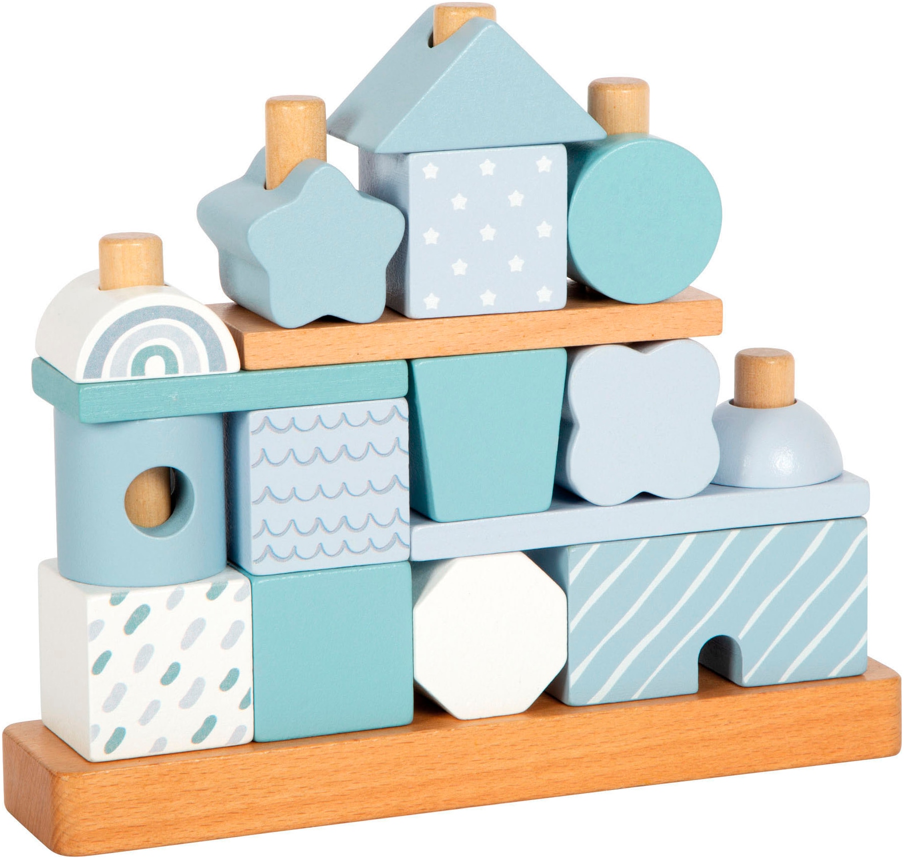 Small Foot Stapelspielzeug »Stapelhaus«